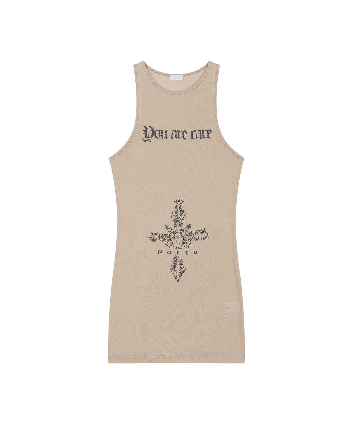 더포르타(THEPORTA) YAR WOOL SLEEVELESS TOP, BEIGE