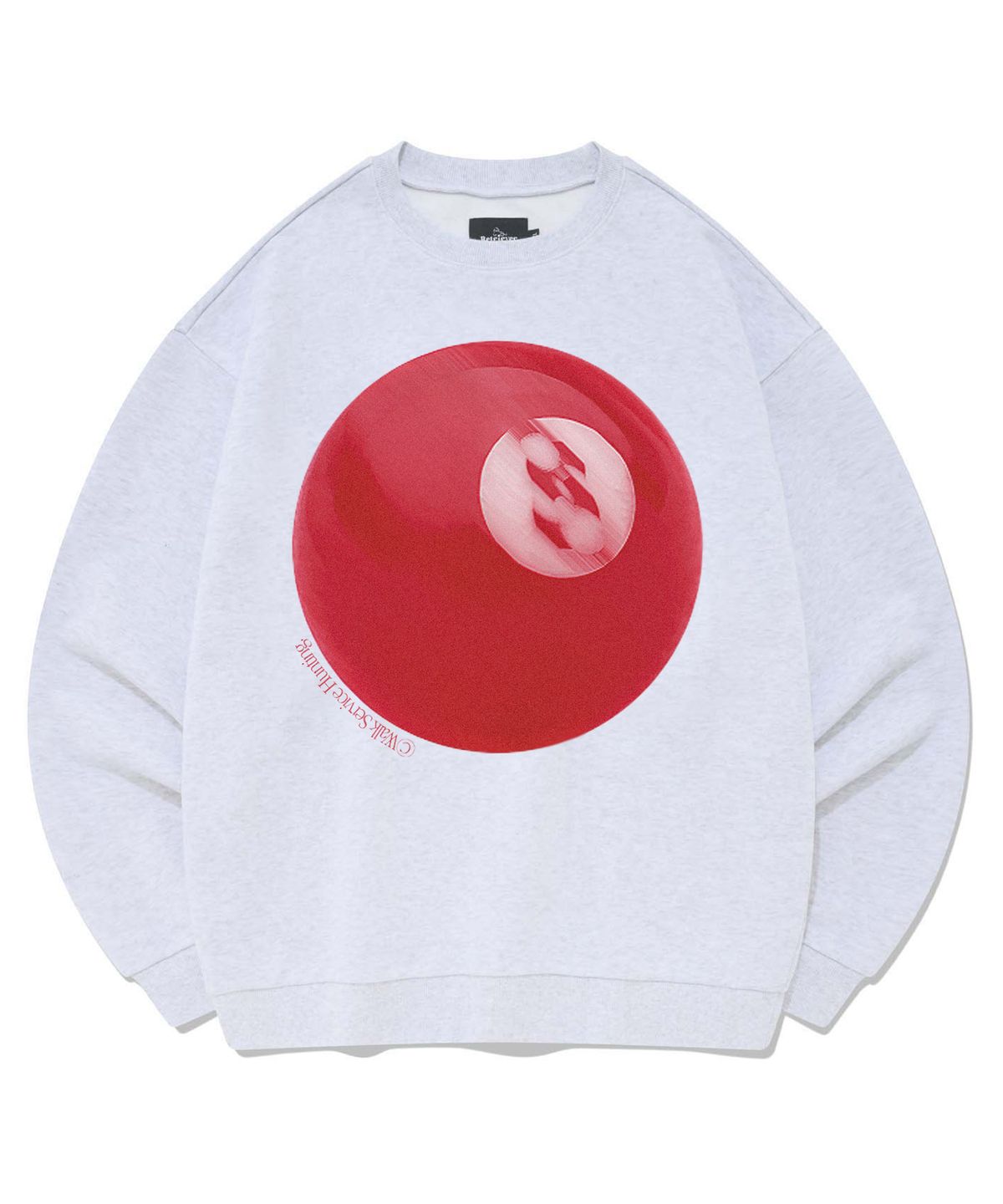 리트리버클럽(RETRIEVER CLUB) 8 BALL CREWNECK [MELANGE GRAY]