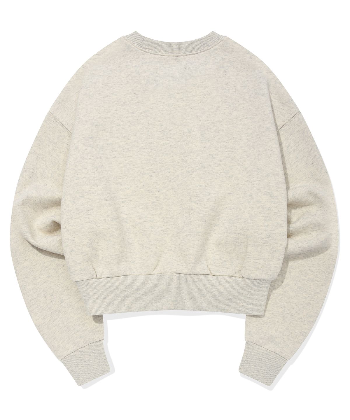 리트리버클럽(RETRIEVER CLUB) HEART CROP CREWNECK [OATMEAL]