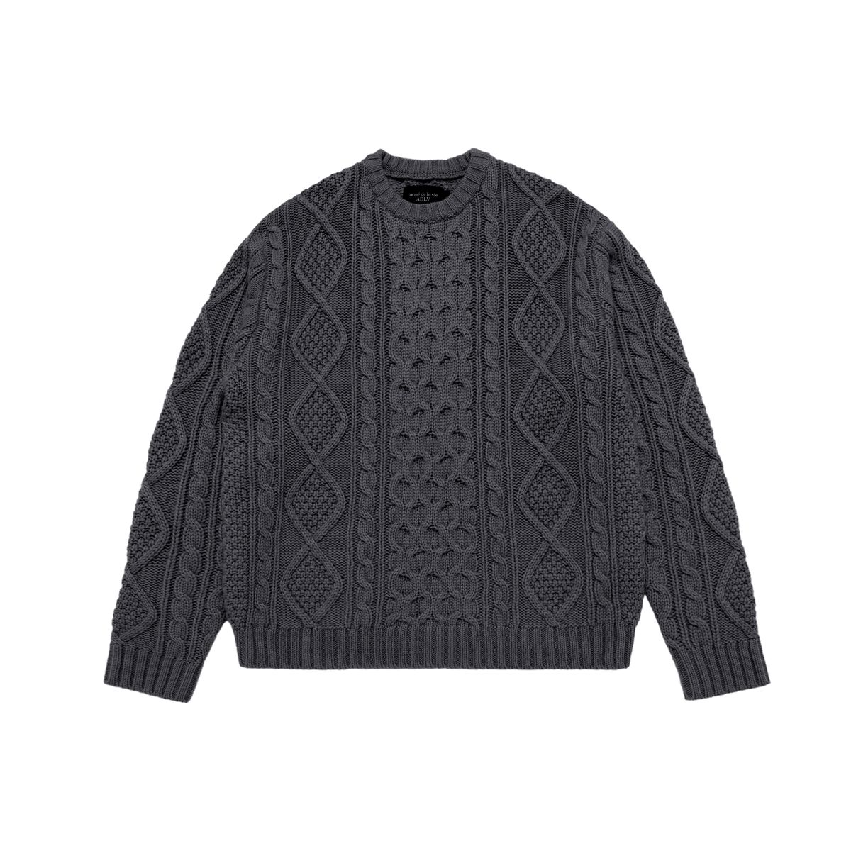 아크메드라비(ACME DE LA VIE) LOW GAUGE CABLE KNIT (2COLOR)
