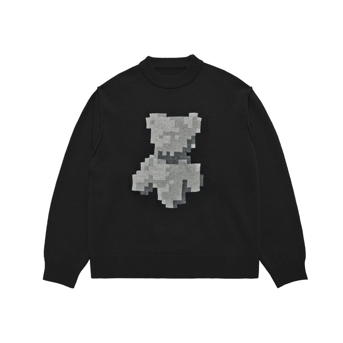 아크메드라비(ACME DE LA VIE) PIXEL BEAR ARTWORK KNIT