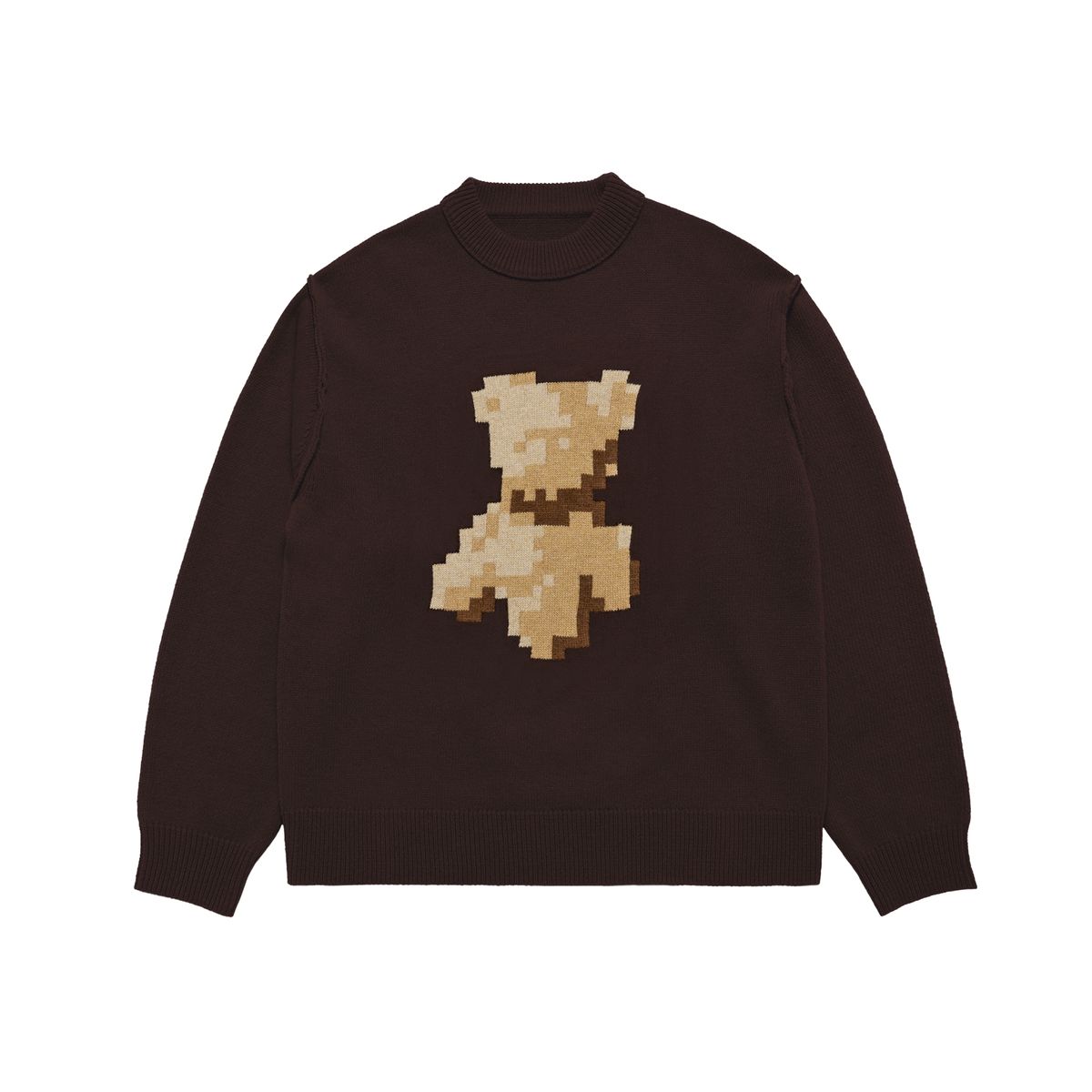 아크메드라비(ACME DE LA VIE) PIXEL BEAR ARTWORK KNIT