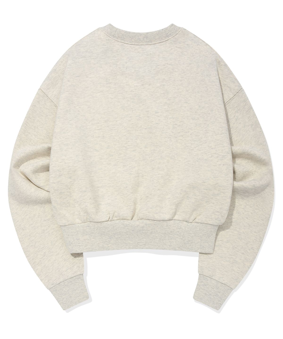 리트리버클럽(RETRIEVER CLUB) PAINTING CROP CREWNECK [OATMEAL]