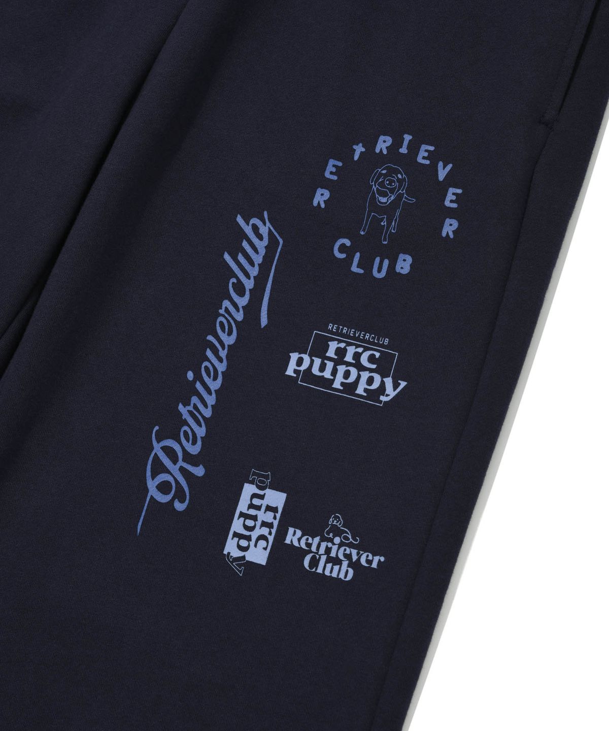 리트리버클럽(RETRIEVER CLUB) MULTI LOGO PANTS [NAVY]
