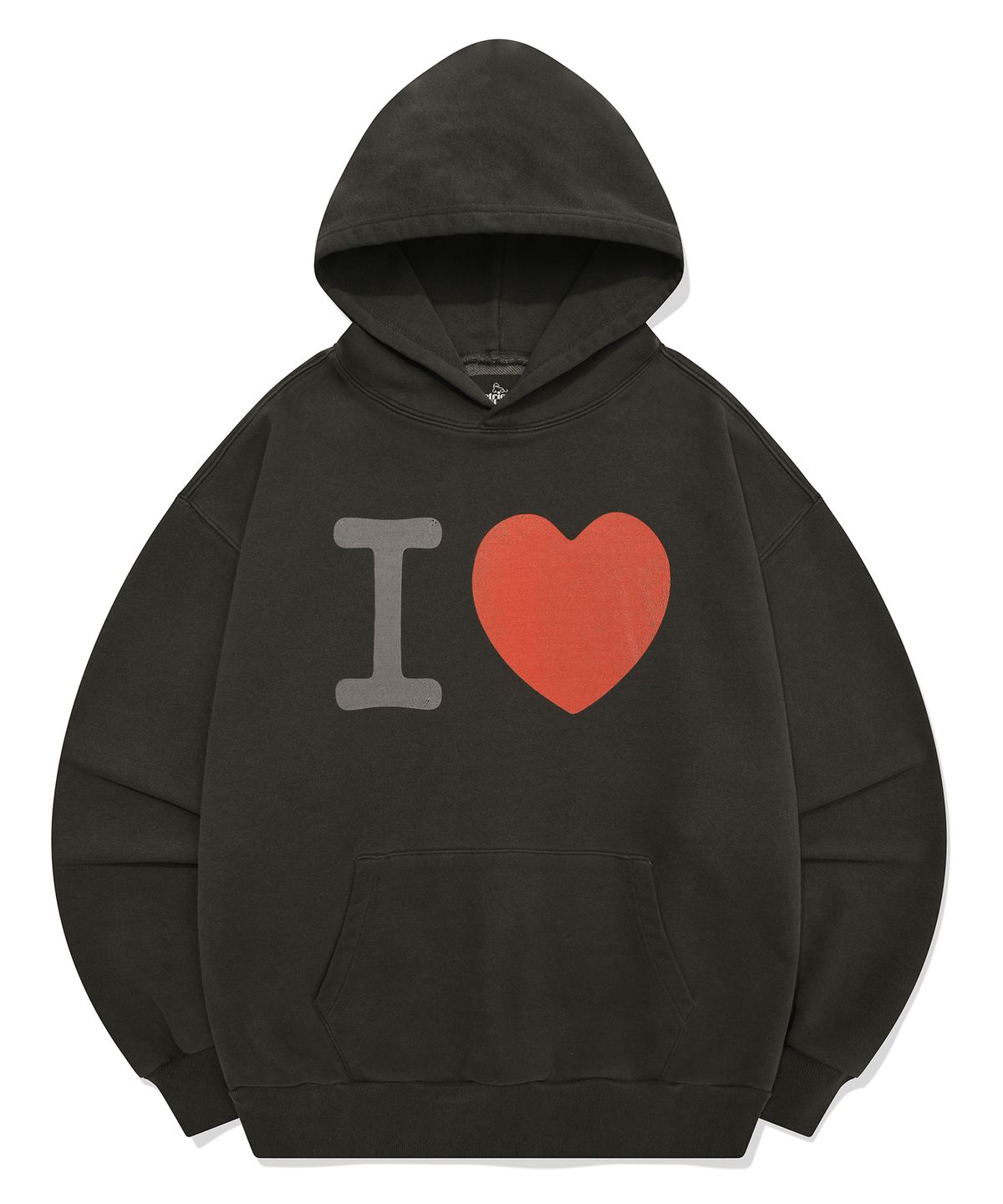 리트리버클럽(RETRIEVER CLUB) I LOVE HOODIE [PIGMENT BLACK]