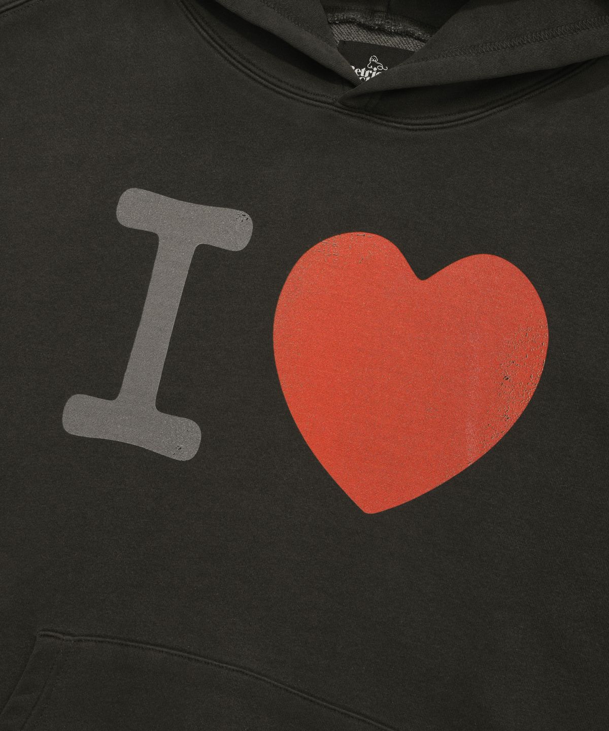 리트리버클럽(RETRIEVER CLUB) I LOVE HOODIE [PIGMENT BLACK]