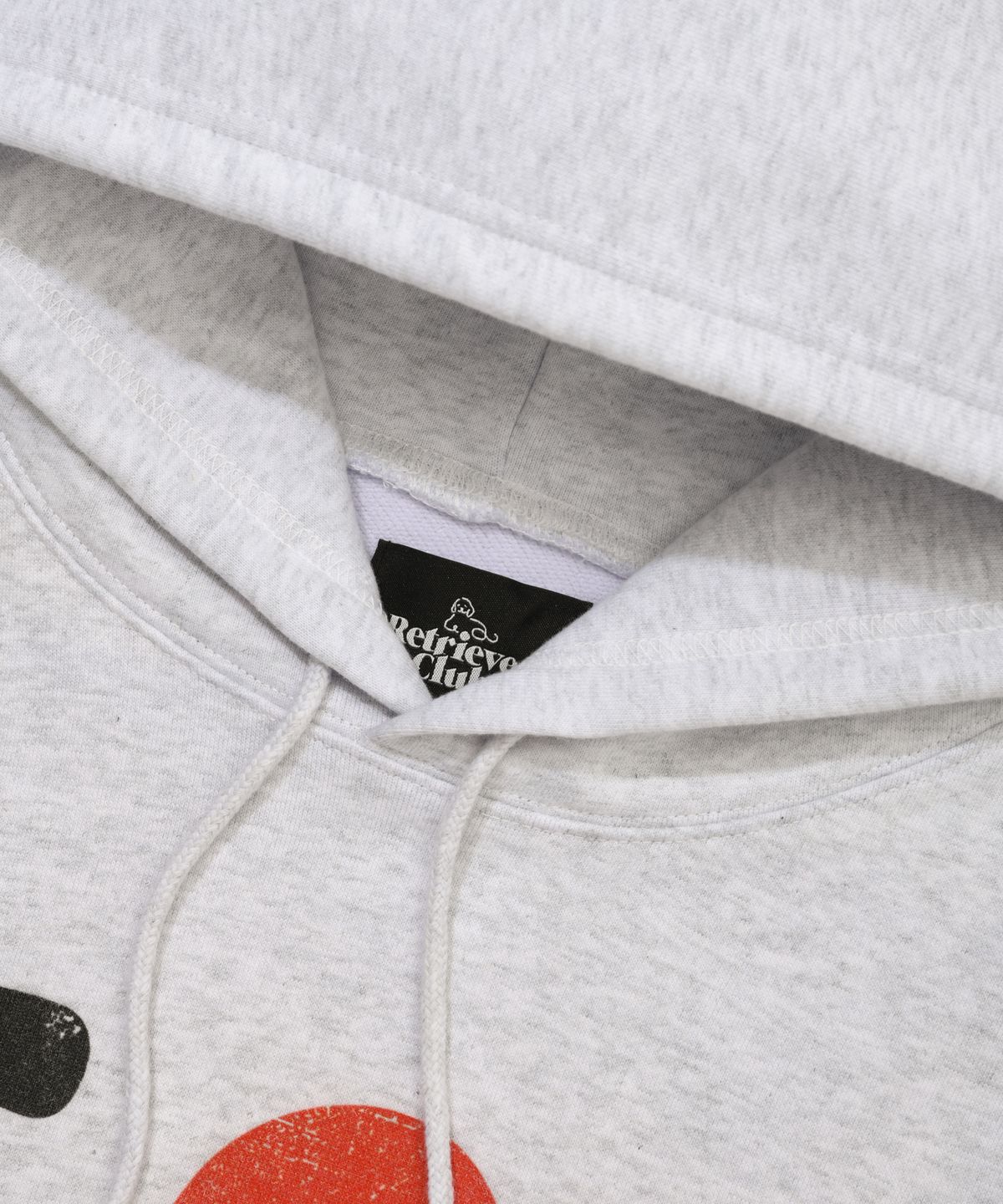 리트리버클럽(RETRIEVER CLUB) I LOVE HOODIE [MELANGE GRAY]