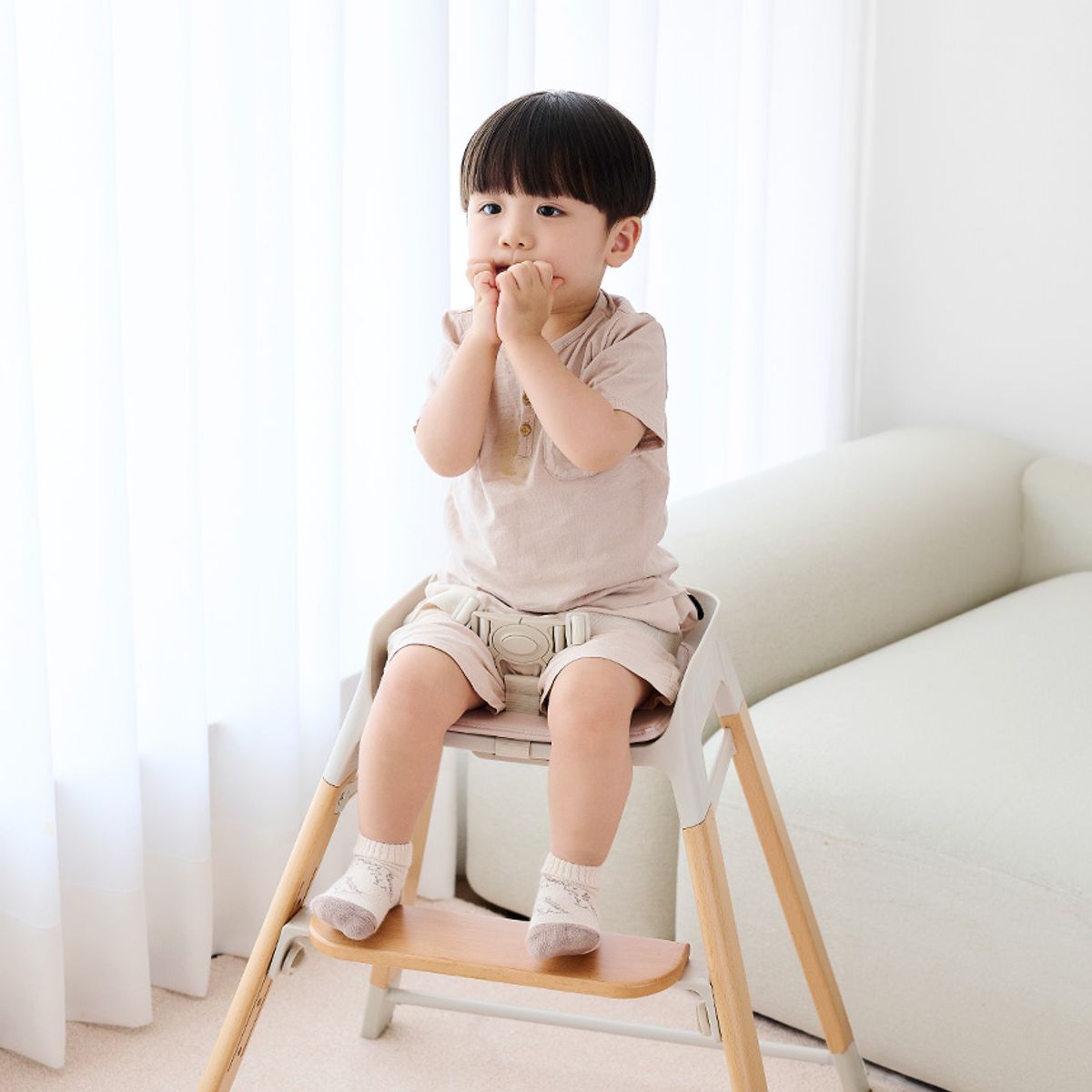 퍼기(FIRGI) 안심 아기 성장 4in1 하이체어