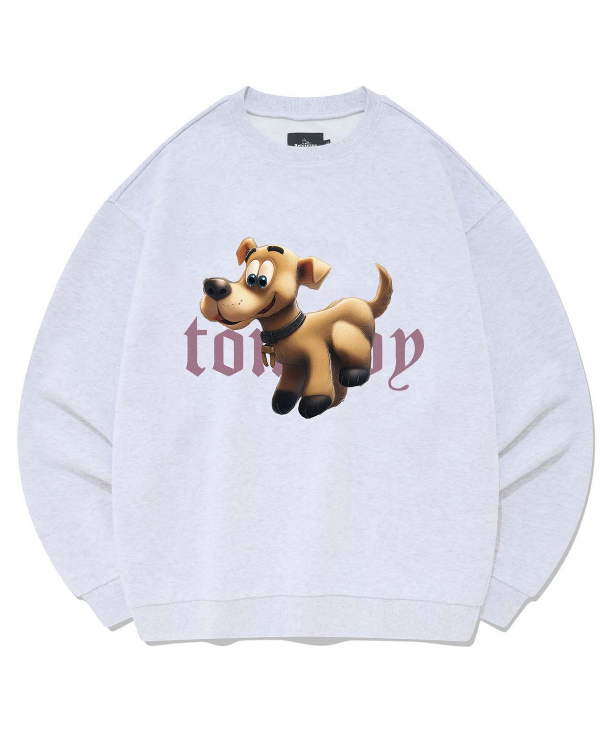 리트리버클럽(RETRIEVER CLUB) COLOR TOMBOY CREWNECK [MELANGE GRAY]