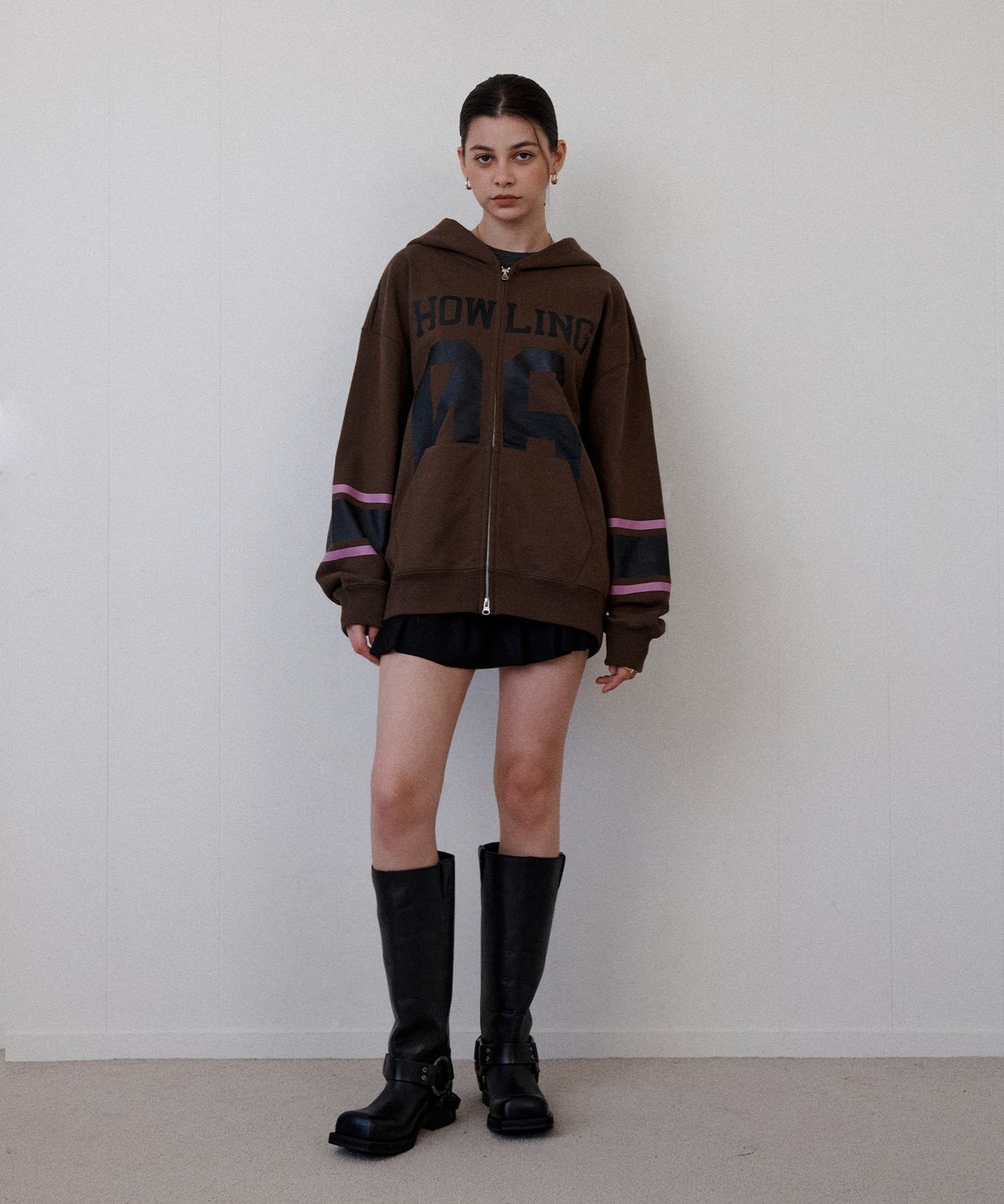 리트리버클럽(RETRIEVER CLUB) 06 HOOD ZIP UP [BROWN]