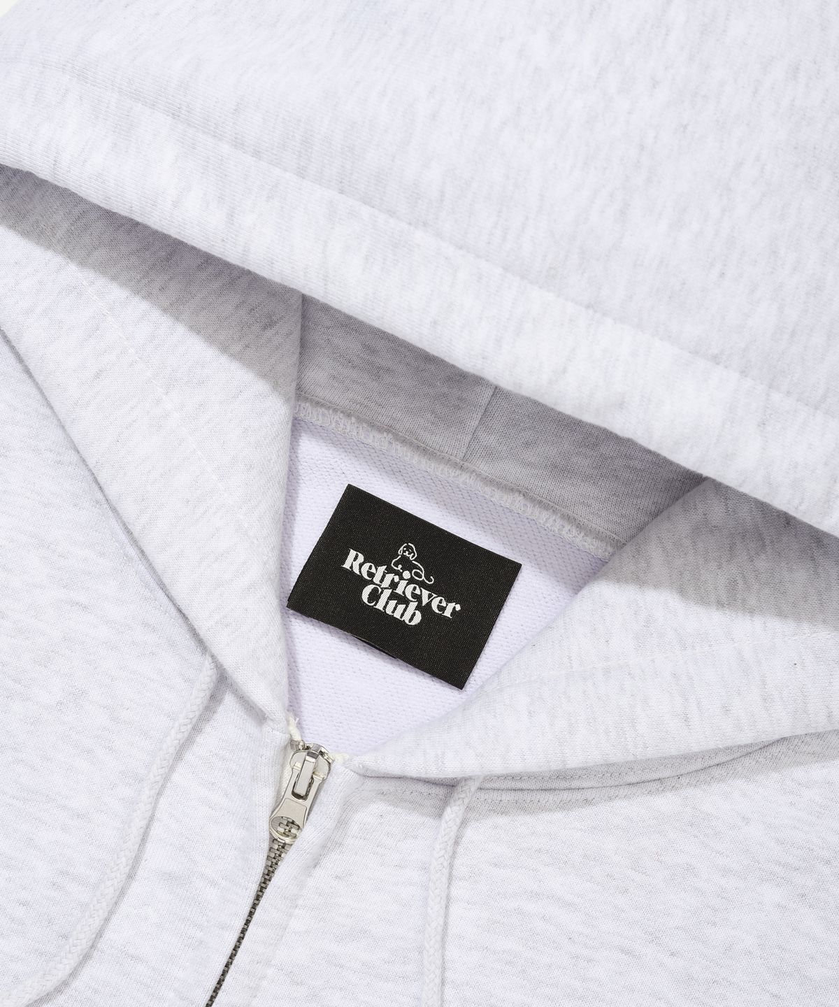 리트리버클럽(RETRIEVER CLUB) SMALL PUPPY HOOD ZIP UP [MELANGE GRAY]