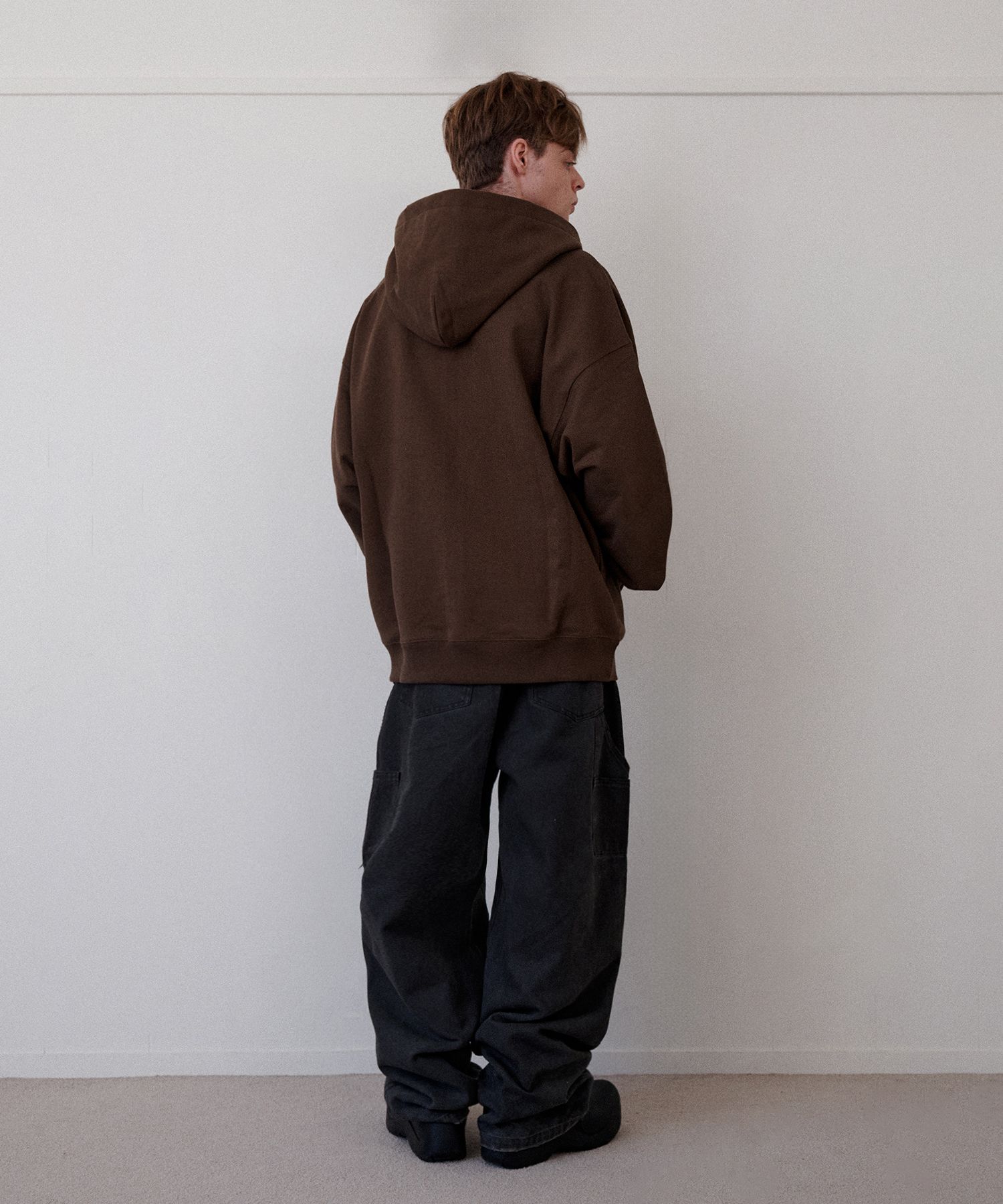 RETRIEVER CLUB ♥ SMALL PUPPY HOOD ZIP UP/追跡付 MUSINSA | RETRIEVER CLUB SMALL PUPPY HOOD ZIP UP [BROWN]