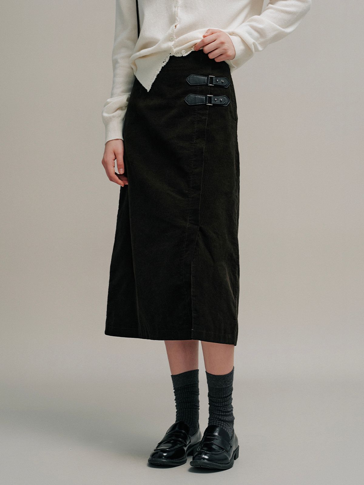르니나(LENINA) VERITE corduroy skirt_2colors