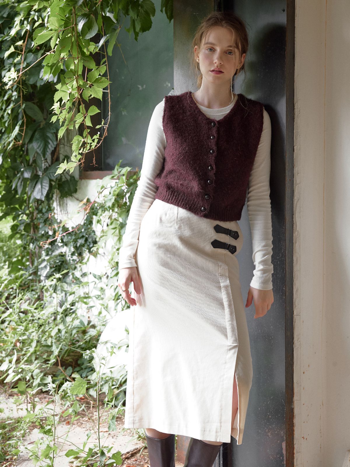 르니나(LENINA) VERITE corduroy skirt_2colors
