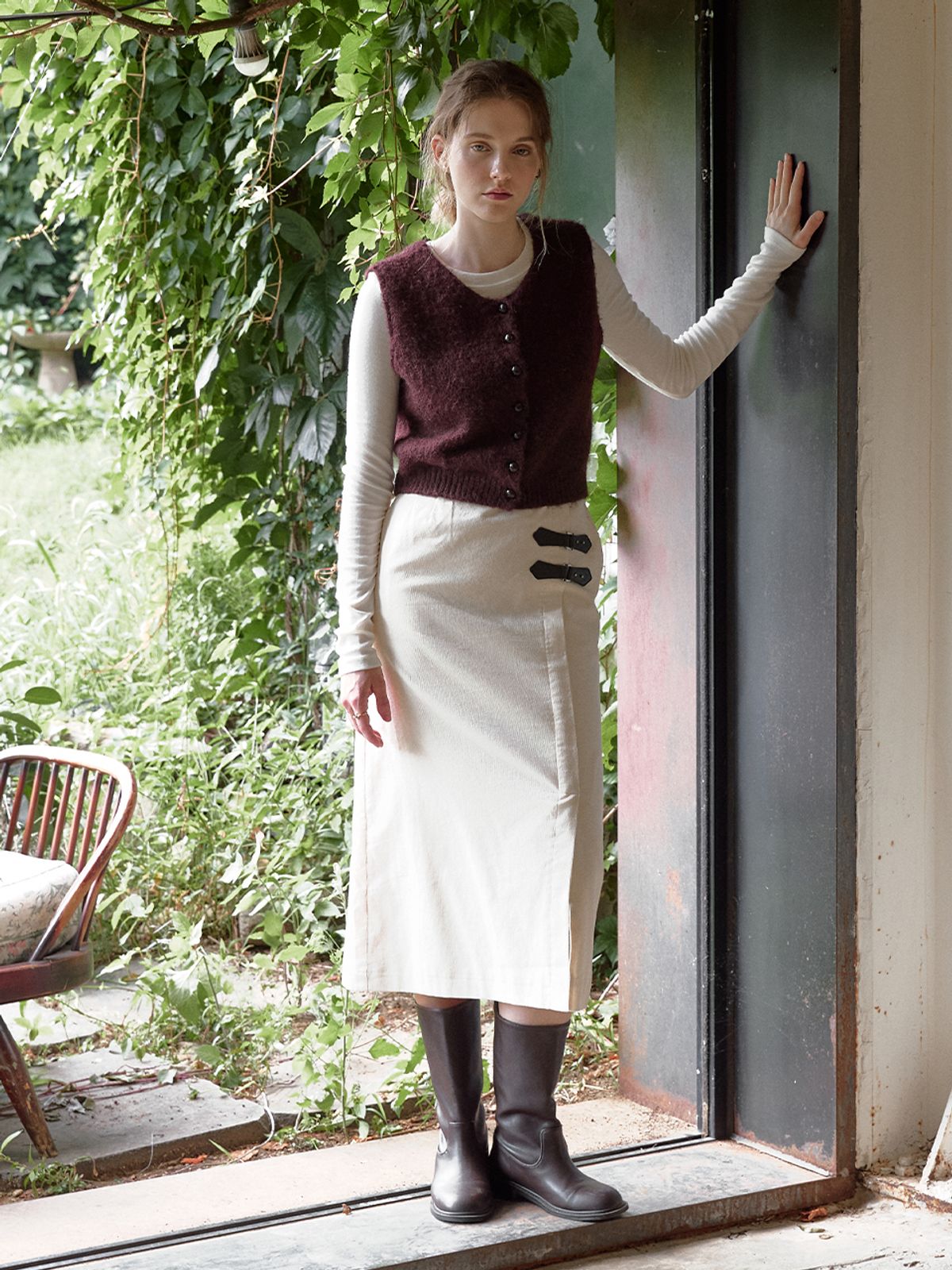 르니나(LENINA) VERITE corduroy skirt_2colors