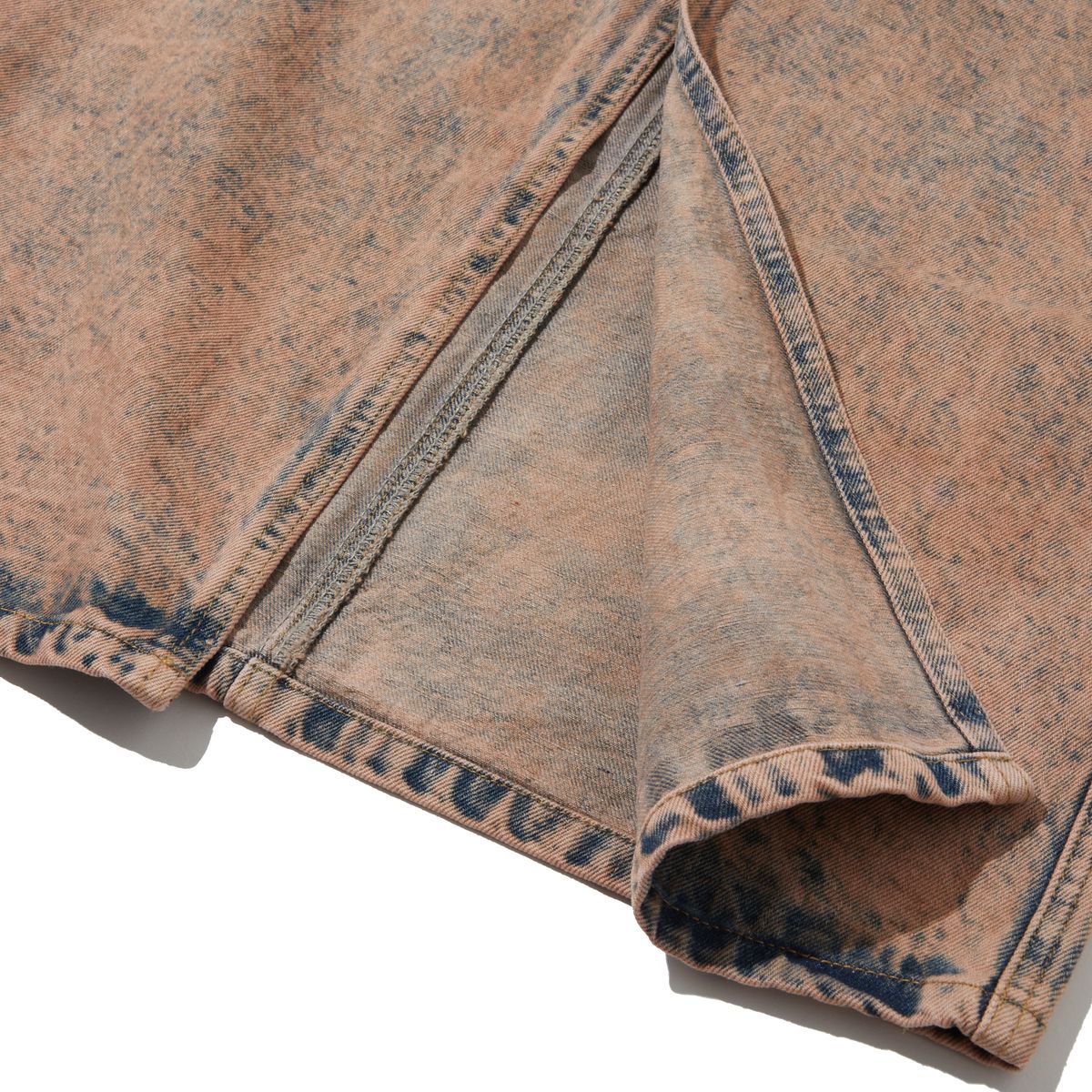 펜필드(PENFIELD) VINTAGE DYEING PIONEER SKIRT BROWN PINK_FQ3WS01F