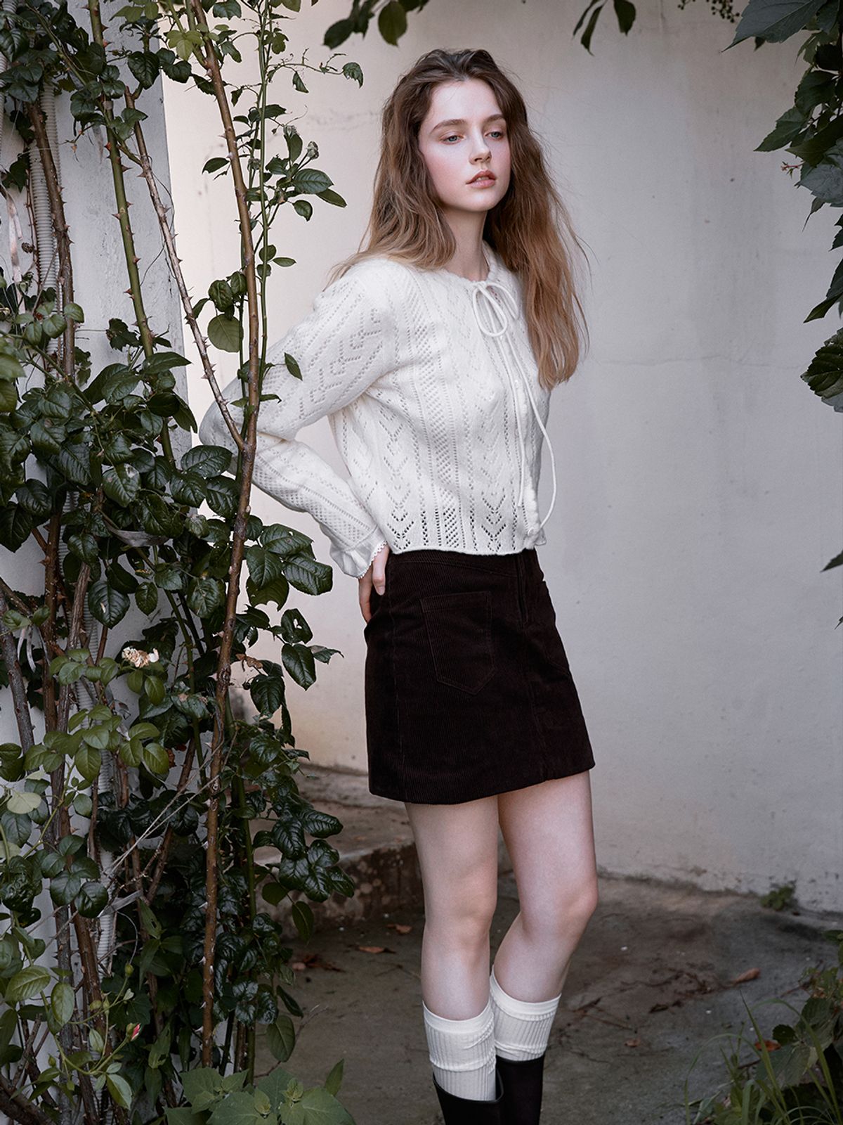 르니나(LENINA) MEROY corduroy mid skirt_2colors