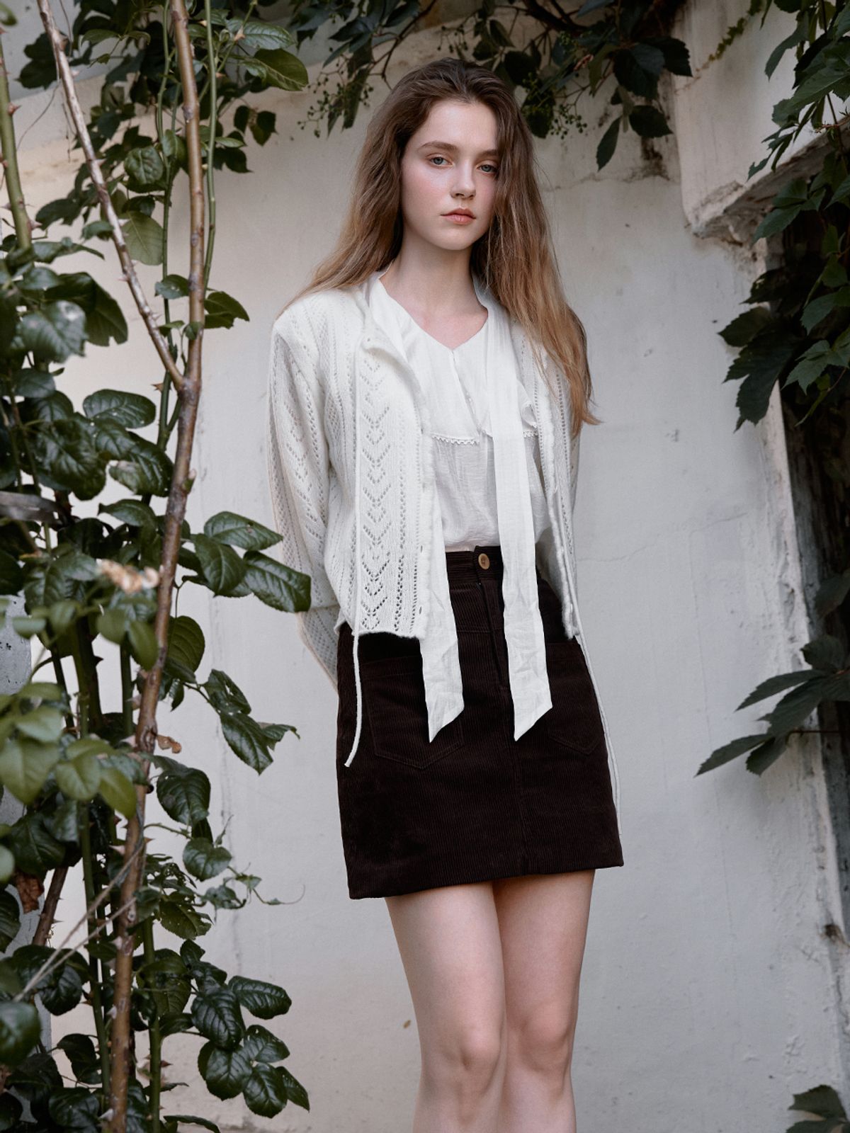 르니나(LENINA) MEROY corduroy mid skirt_2colors