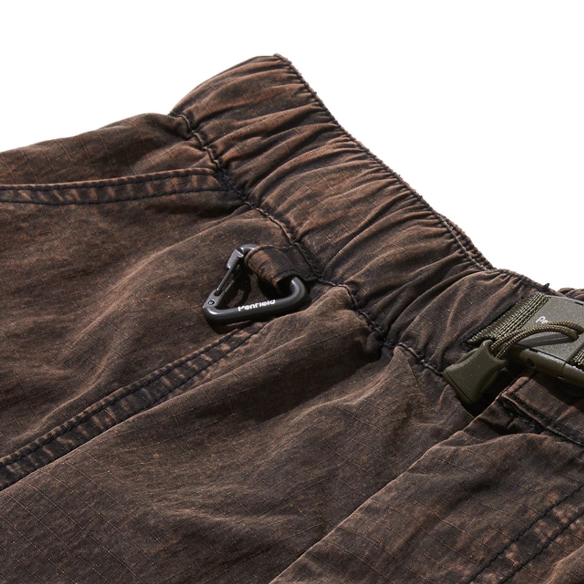 펜필드(PENFIELD) BELTED UTILITY POCKET BALLOON PANTS DARK BROWN_FQ3WP70U