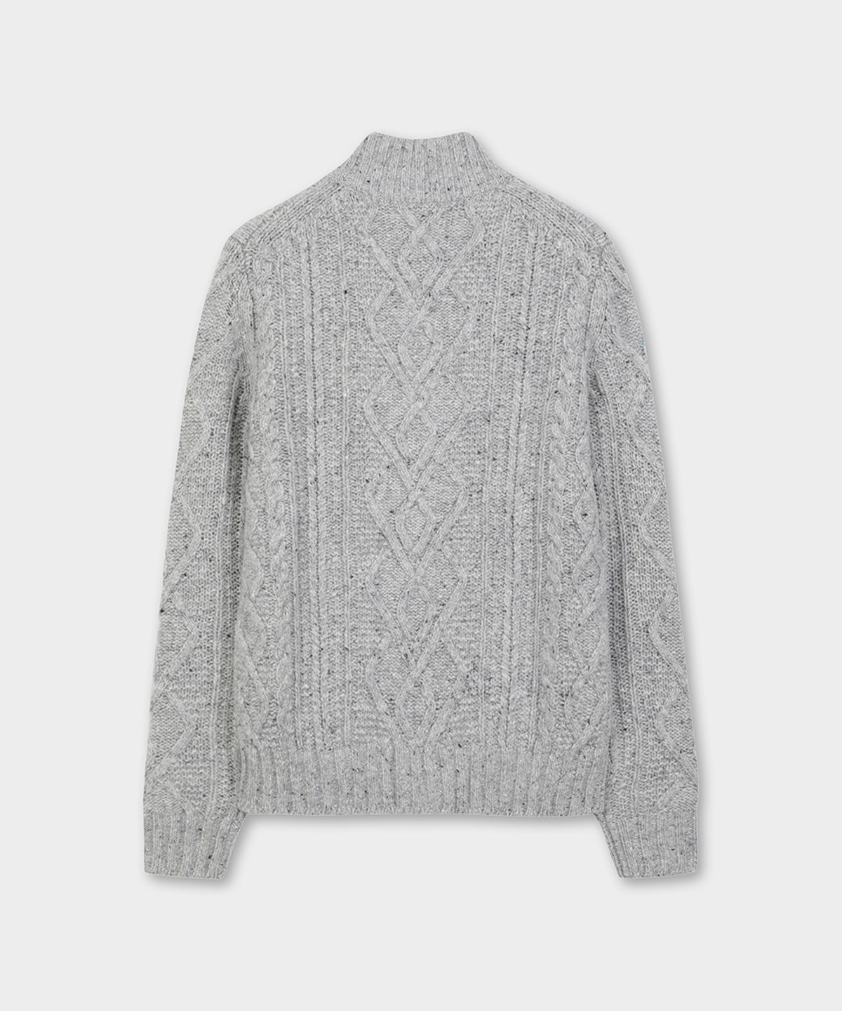 브룩스 브라더스(BROOKS BROTHERS) 도네갈 아란 케이블 버튼가디건 (그레이) (BBWCMM3926WEW)