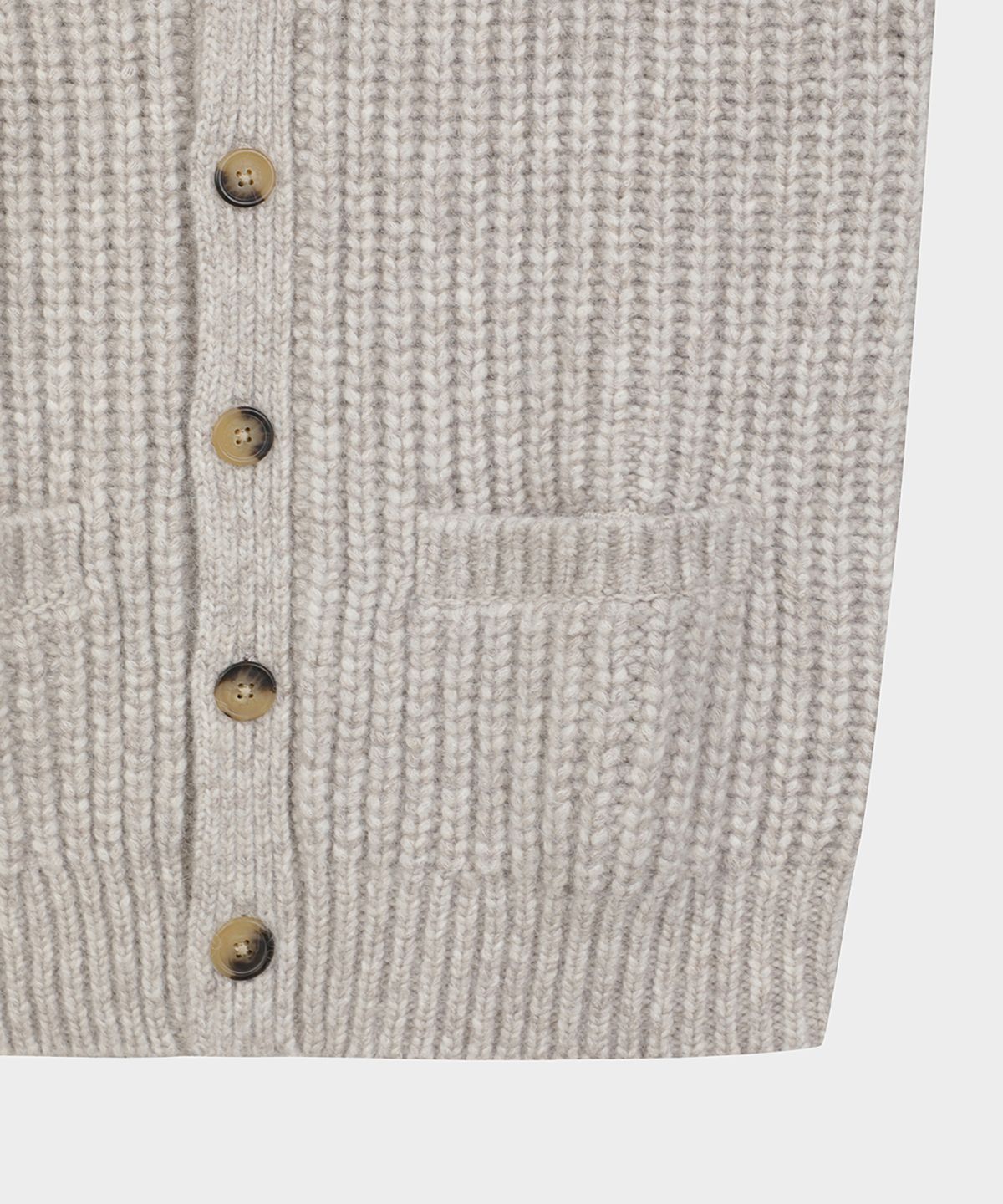 브룩스 브라더스(BROOKS BROTHERS) 아카이브 잉글리시 립 가디건 (베이지) (BBWCMM3944XEW)