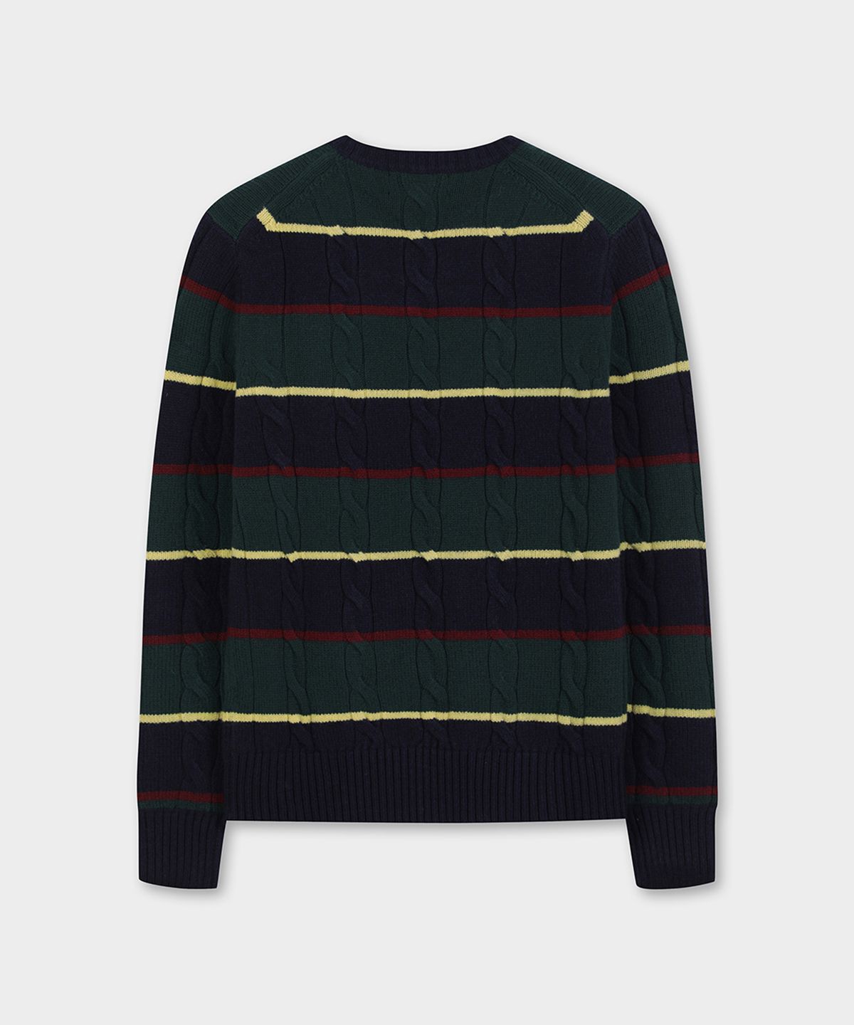 브룩스 브라더스(BROOKS BROTHERS) 아카이브 케이블 스트라이프 스웨터 (멀티) (BBWRMM3889WEW)