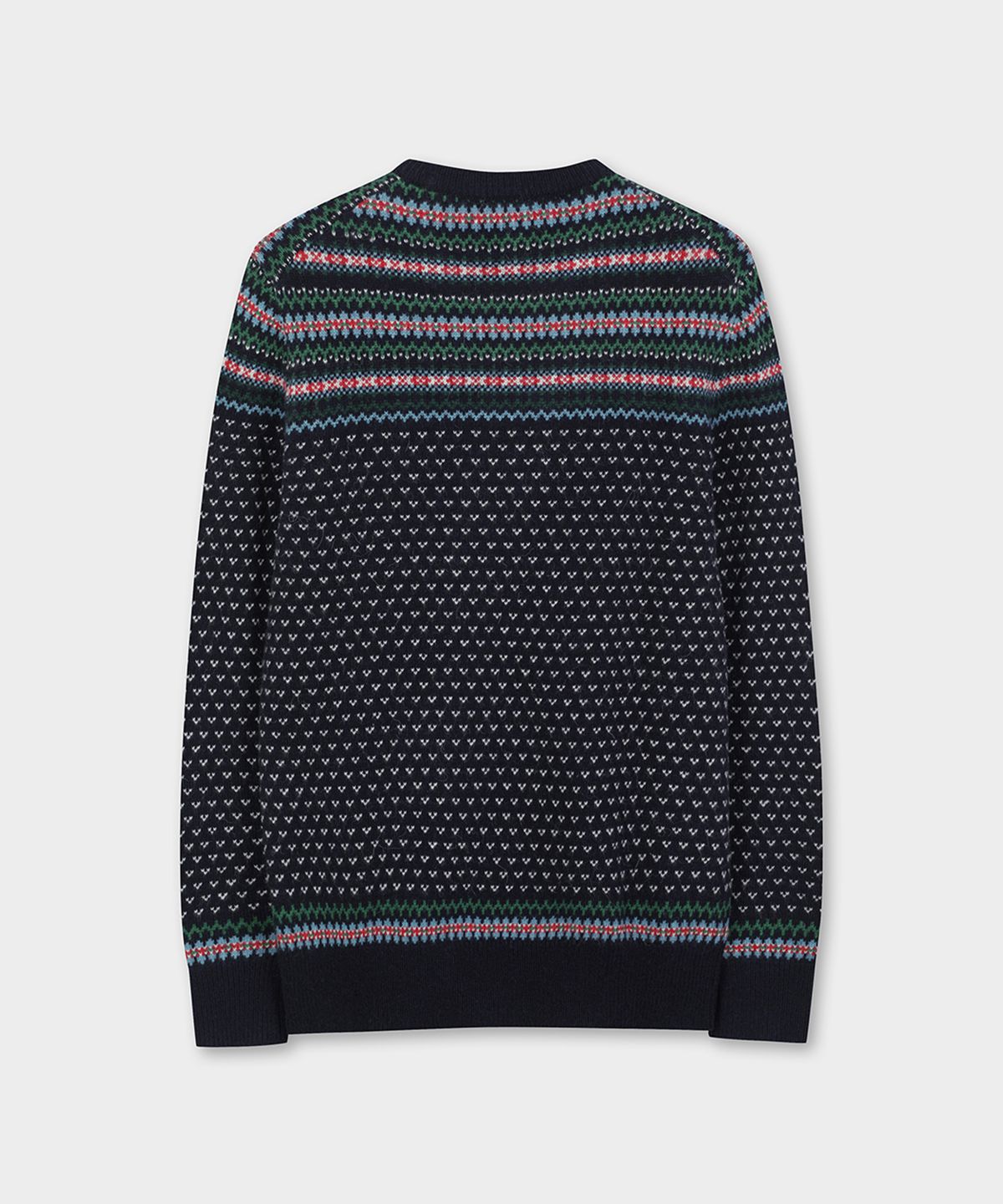 브룩스 브라더스(BROOKS BROTHERS) 알파카 홀리데이 패턴 스웨터 (멀티) (BBWRMM39417EW)