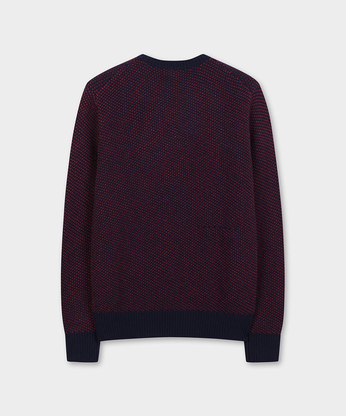 브룩스 브라더스(BROOKS BROTHERS) 디어 체스트 스트라이프 스웨터 (버건디) (BBWRMF4555EEW)