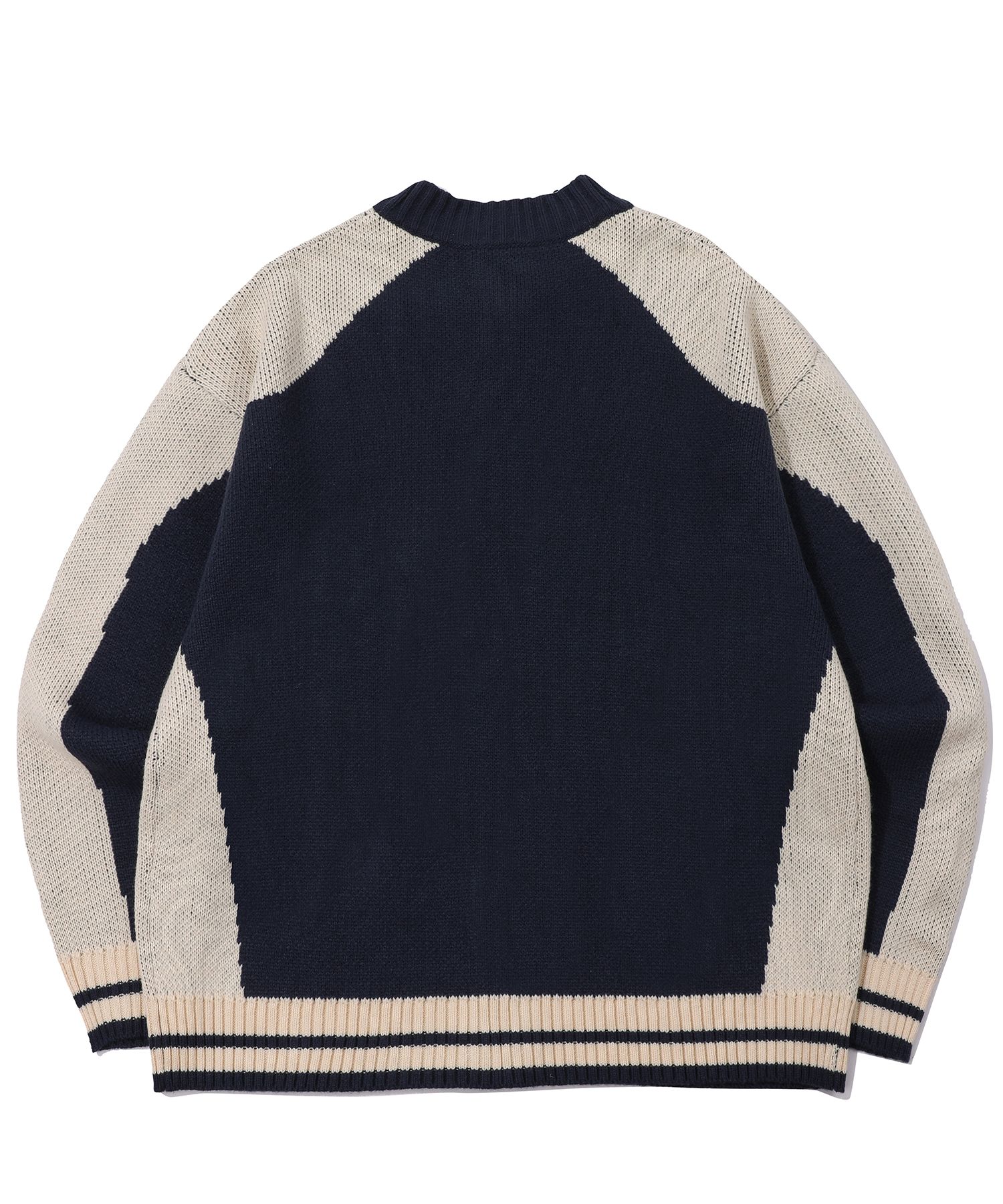 [CPGN STUDIO ]★[2-WAY] Curved block knit zip-up MUSINSA | CPGN STUDIO External Stopper Hoodie Black