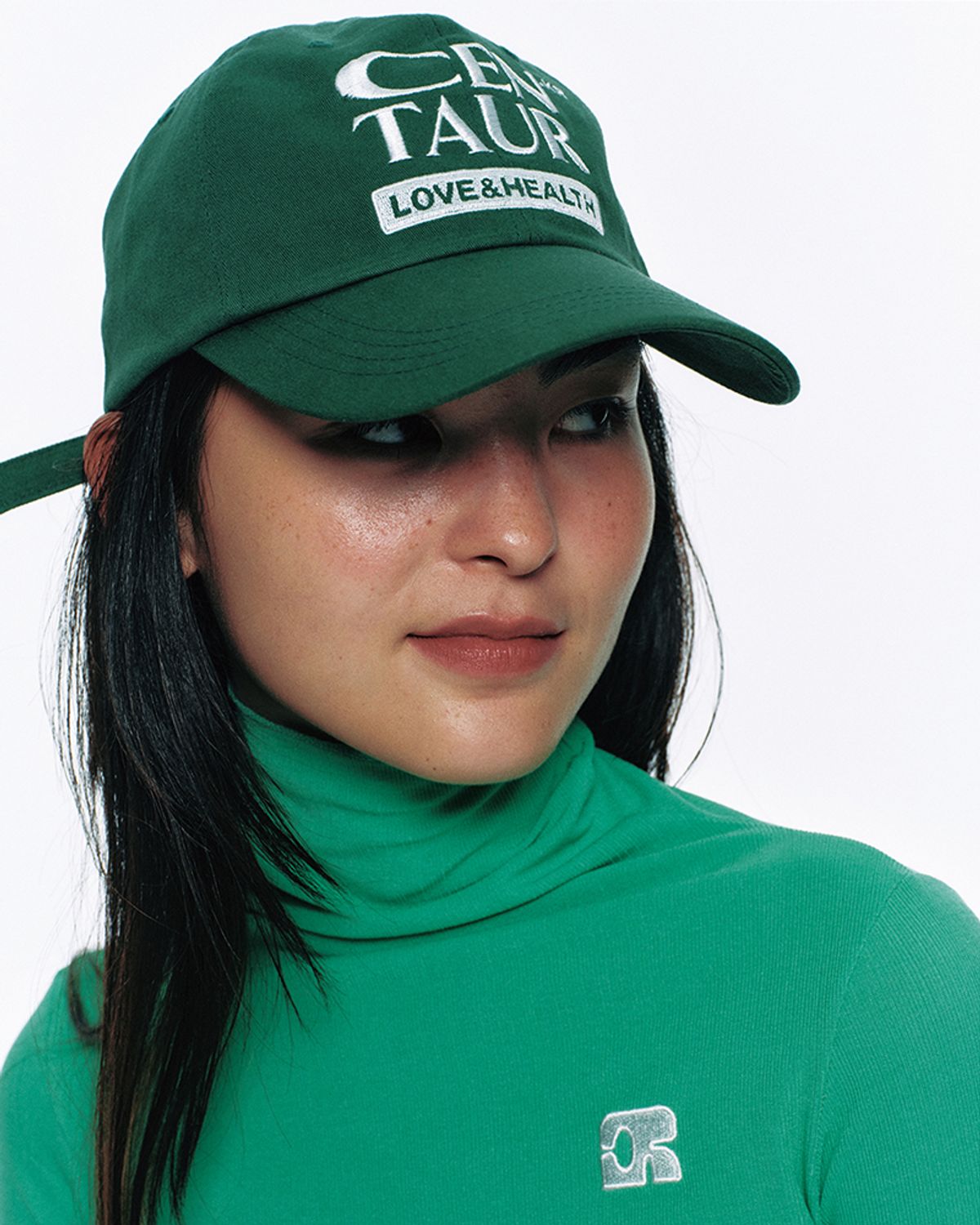 센토르(CENTAUR.KR) CENTAUR BIG LOGO BALL CAP_GREEN