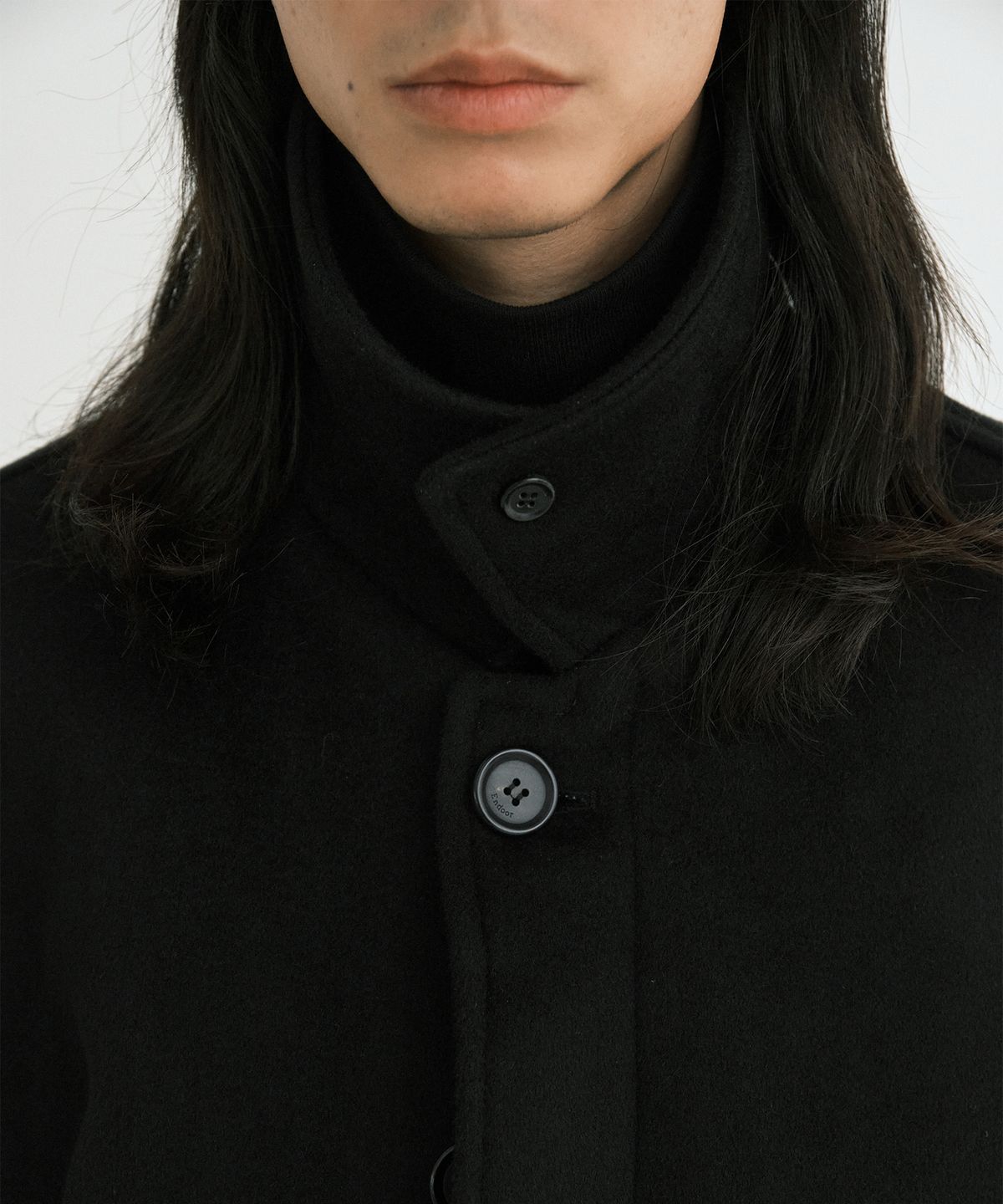 엔도어(ENDOOR) [리뉴얼]Short mac coat (black)
