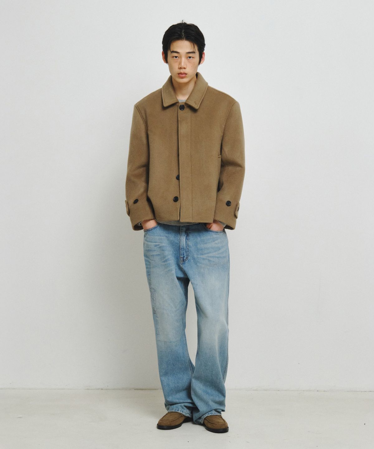 엔도어(ENDOOR) Short mac coat (beige)
