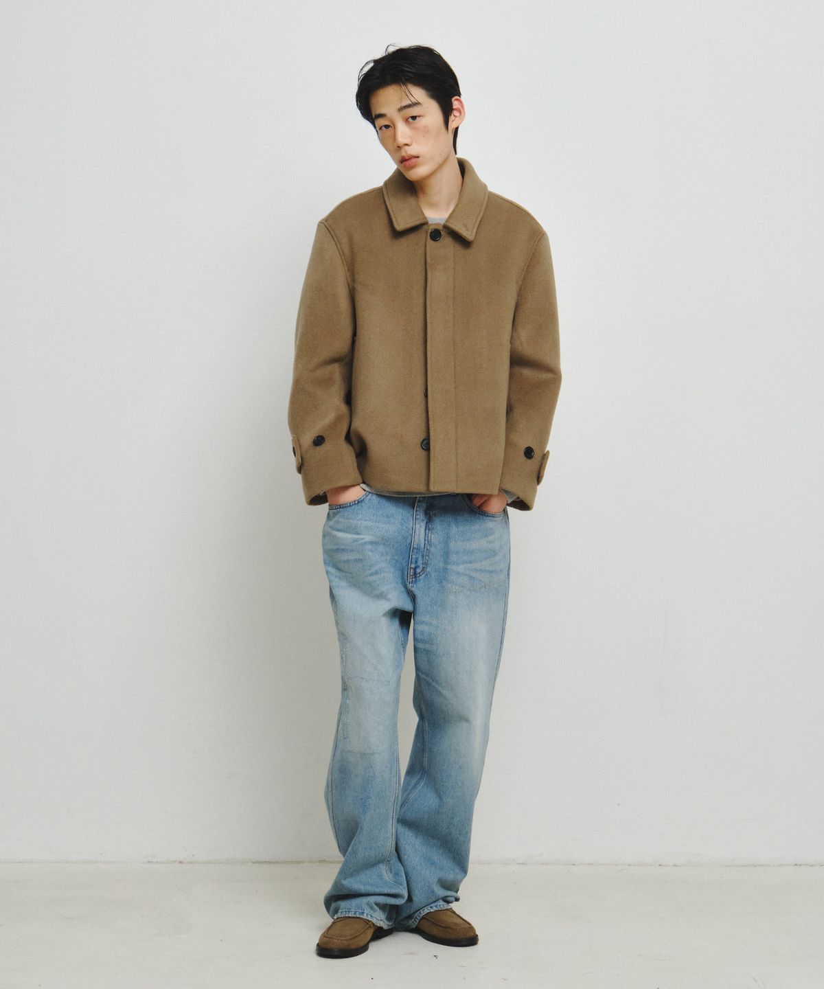 엔도어(ENDOOR) Short mac coat (beige)