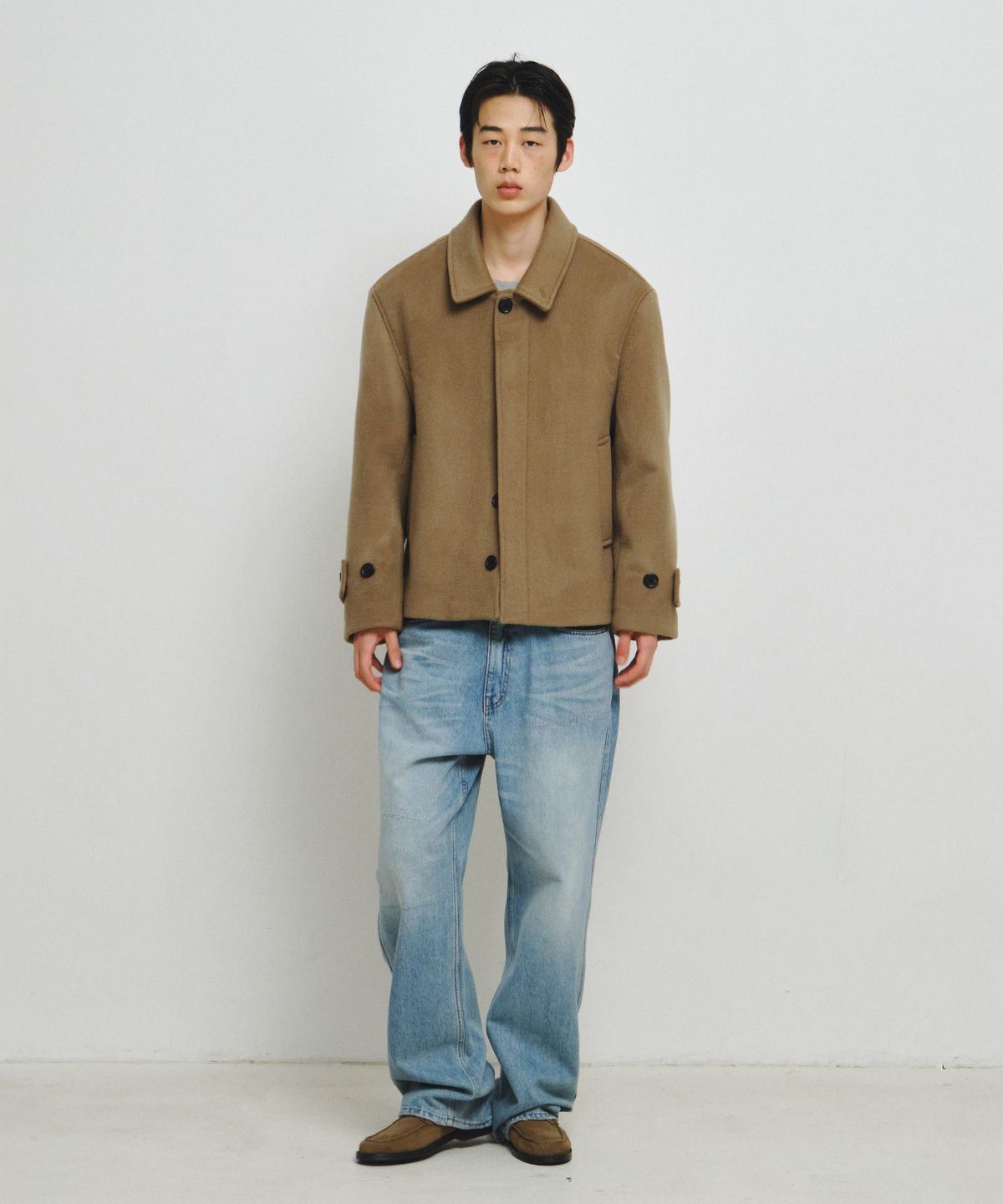 엔도어(ENDOOR) Short mac coat (beige)