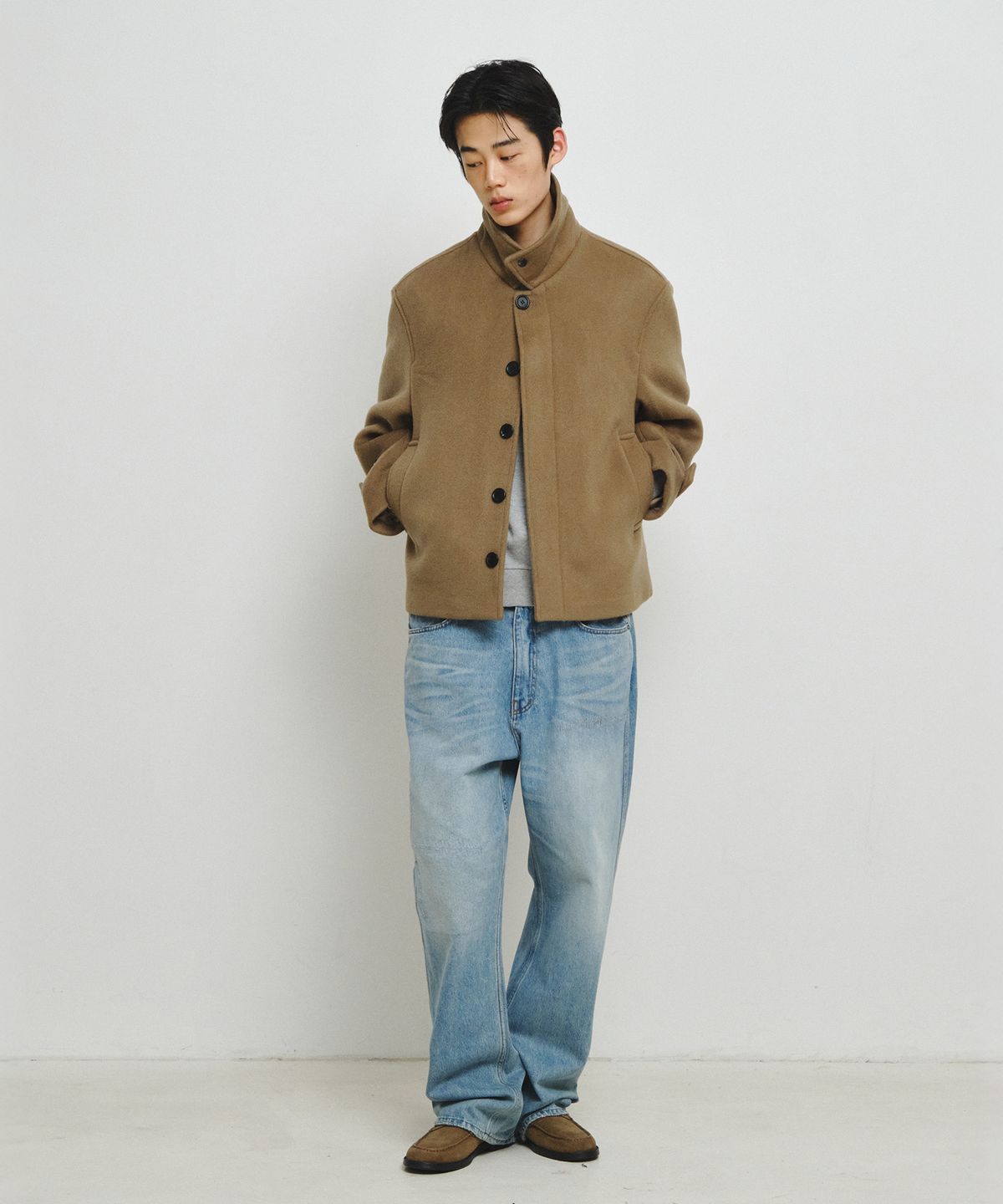 엔도어(ENDOOR) Short mac coat (beige)