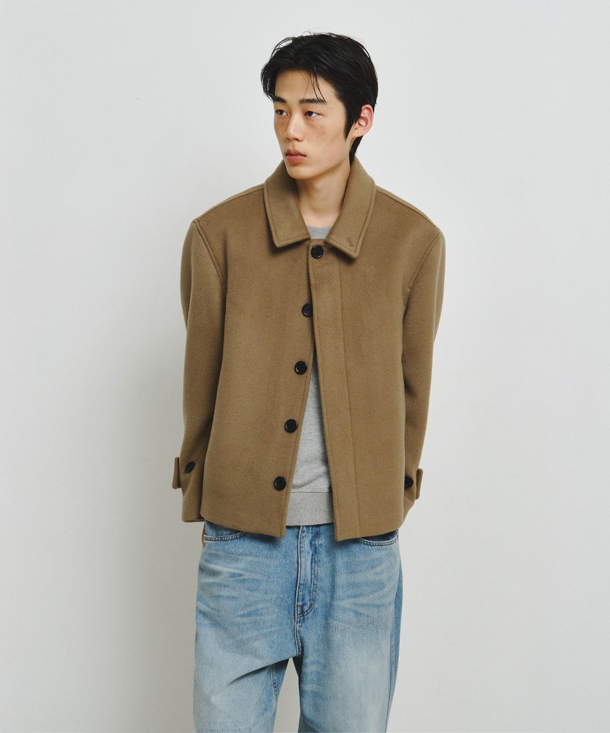 엔도어(ENDOOR) Short mac coat (beige)