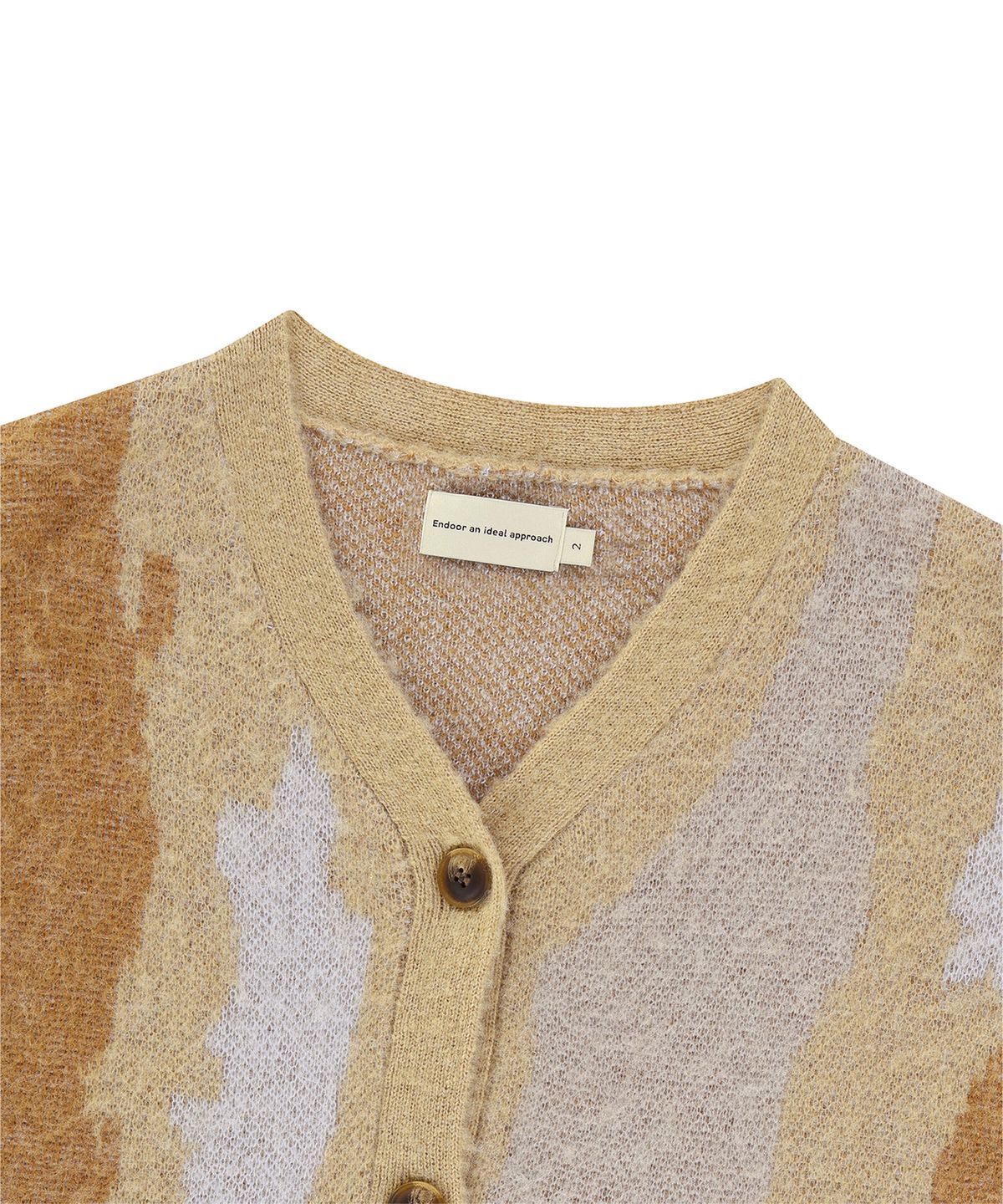 엔도어(ENDOOR) Blend knit cardigan (beige)