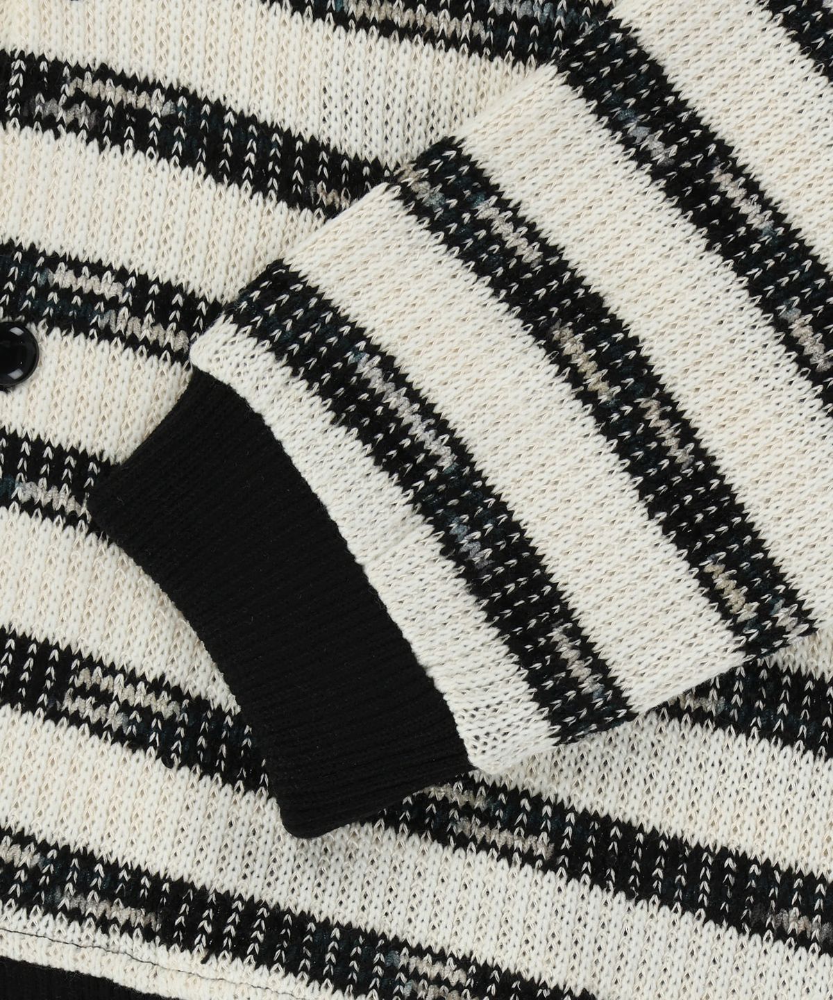 엔도어(ENDOOR) Needle crop cardigan (ecru stripe)