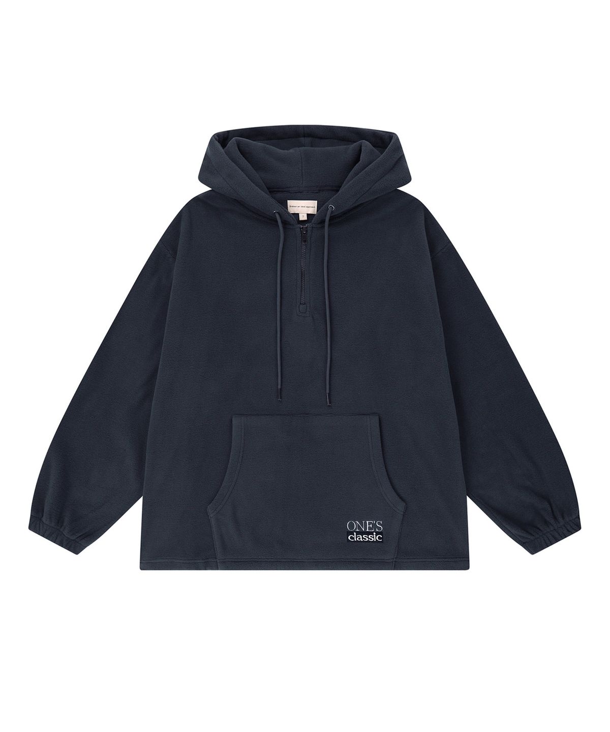 엔도어(ENDOOR) Fleece classic half zip-up hoodie (gray)