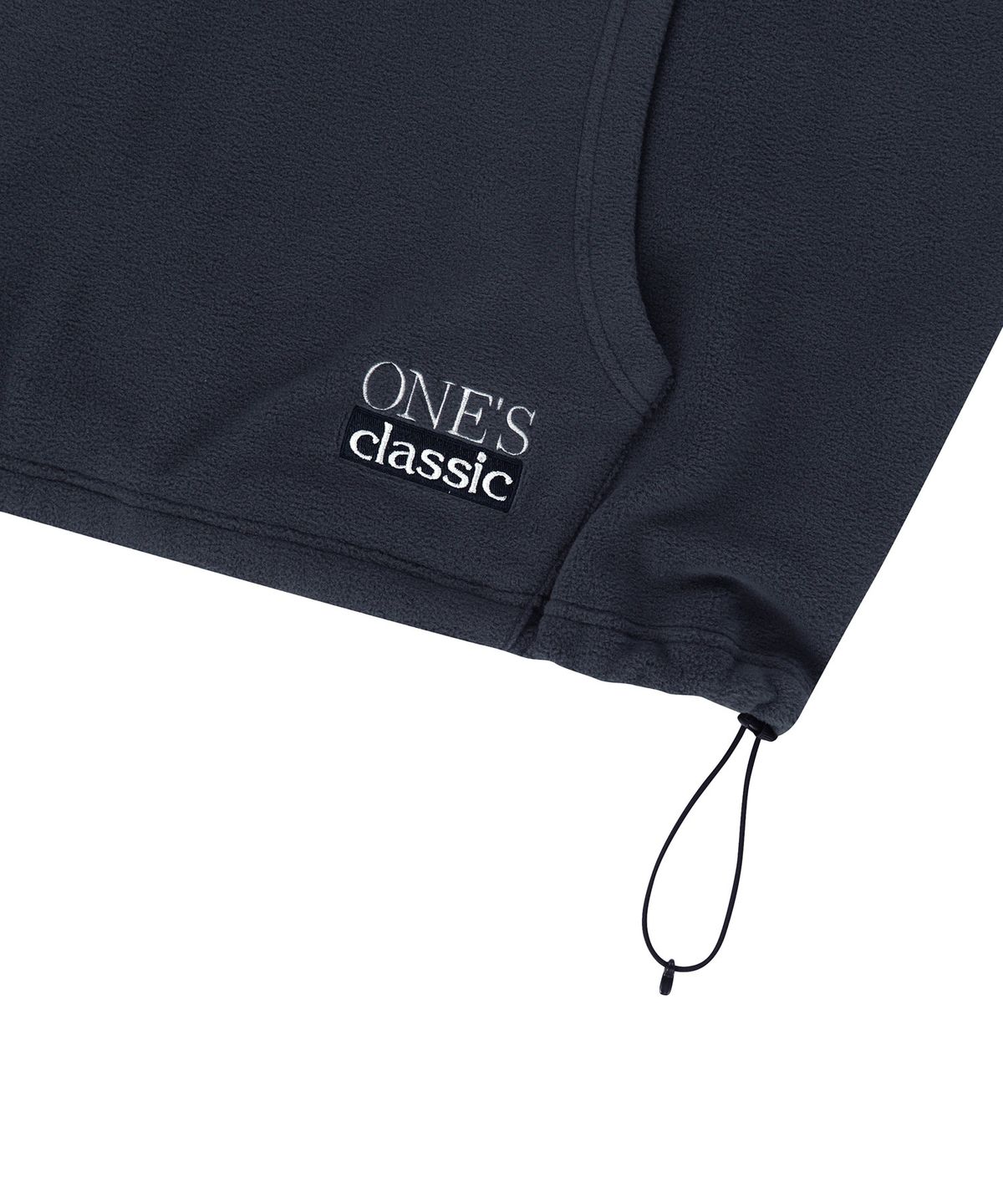 엔도어(ENDOOR) Fleece classic half zip-up hoodie (gray)