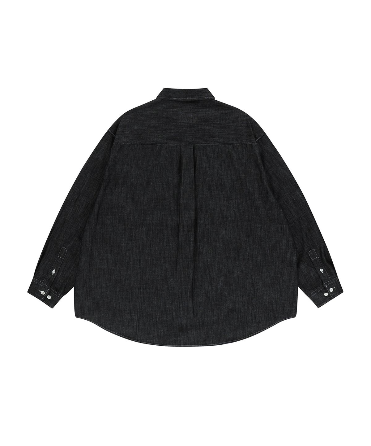 엔도어(ENDOOR) Washed over denim shirt (black)