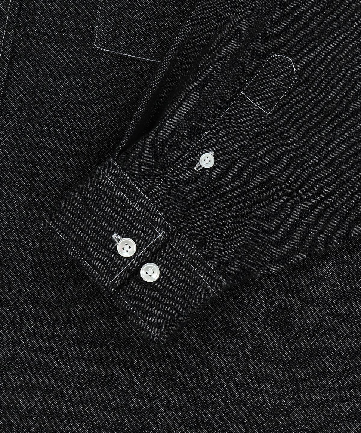엔도어(ENDOOR) Washed over denim shirt (black)