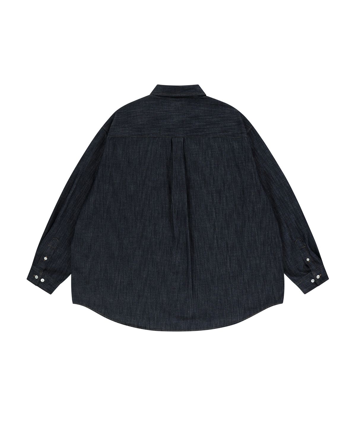 엔도어(ENDOOR) Washed over denim shirt (deep blue)
