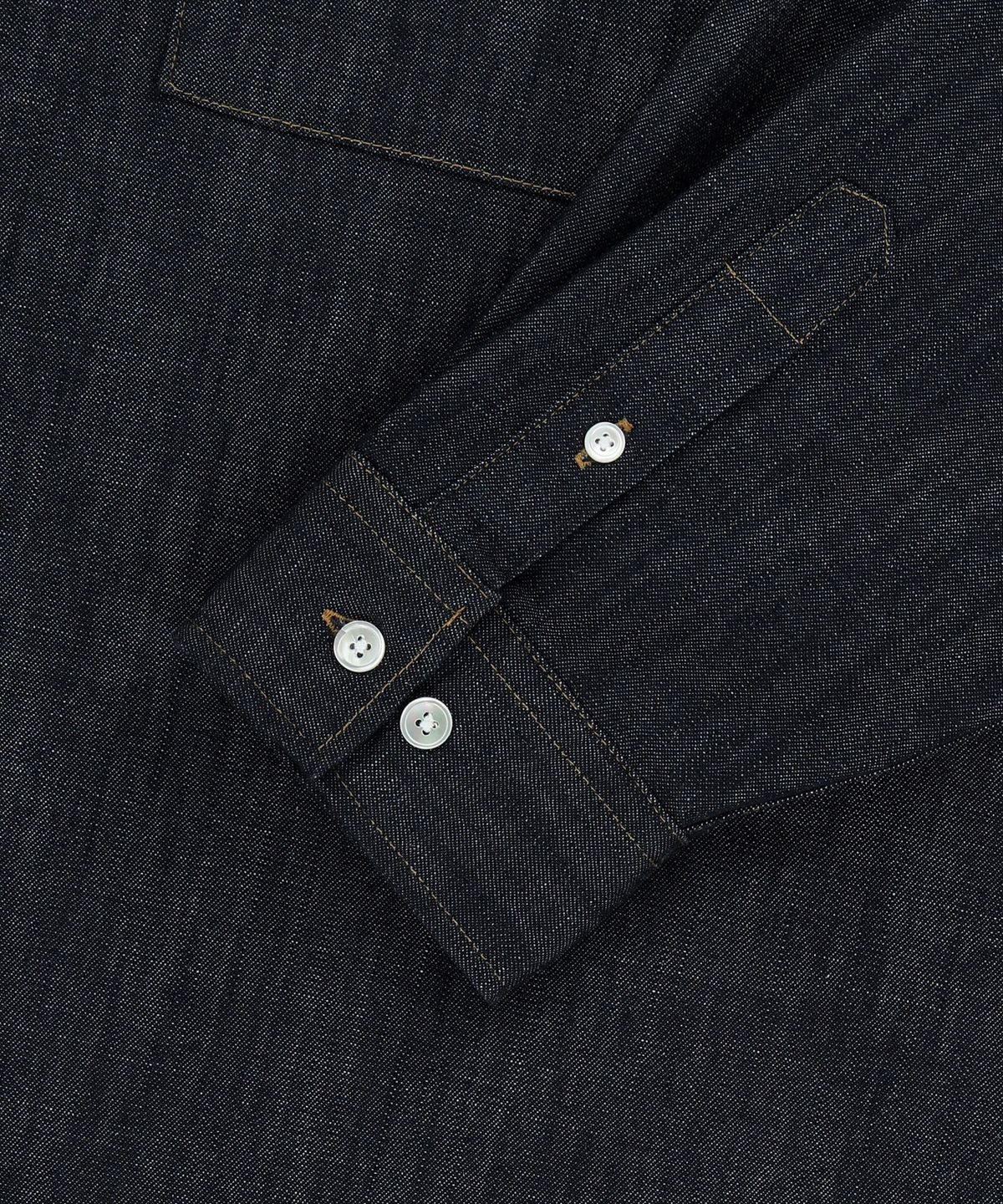 엔도어(ENDOOR) Washed over denim shirt (deep blue)
