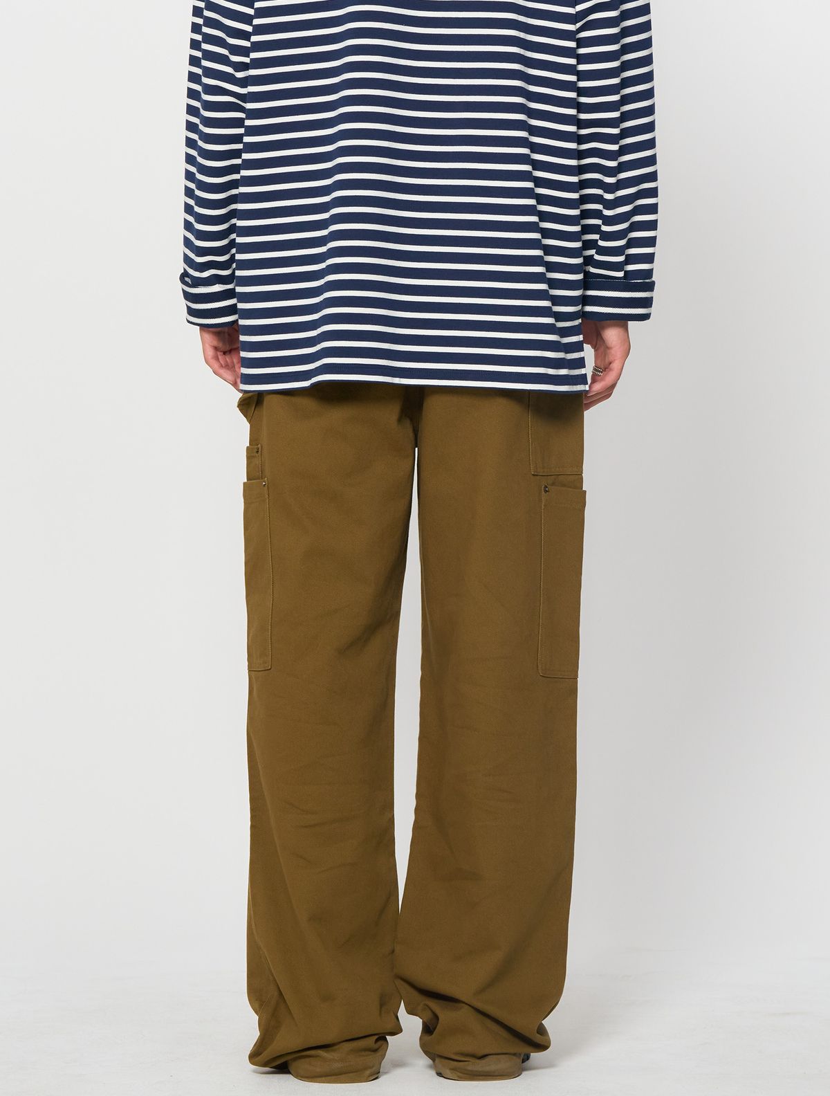 제너럴아이디어(GENERALIDEA) MAN 와이드 워크 팬츠 [OLIVE KHAKI] / SBD3M11001