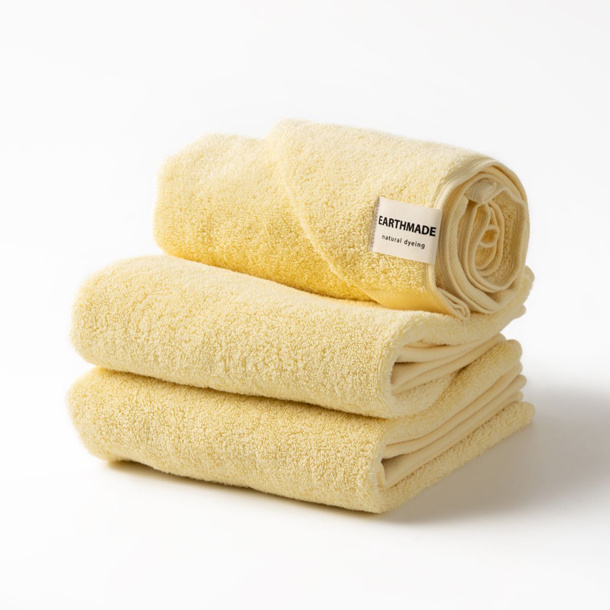 어스메이드(EARTHMADE) 스킨케어 식물염색 오가닉 170g 세면타월 5장