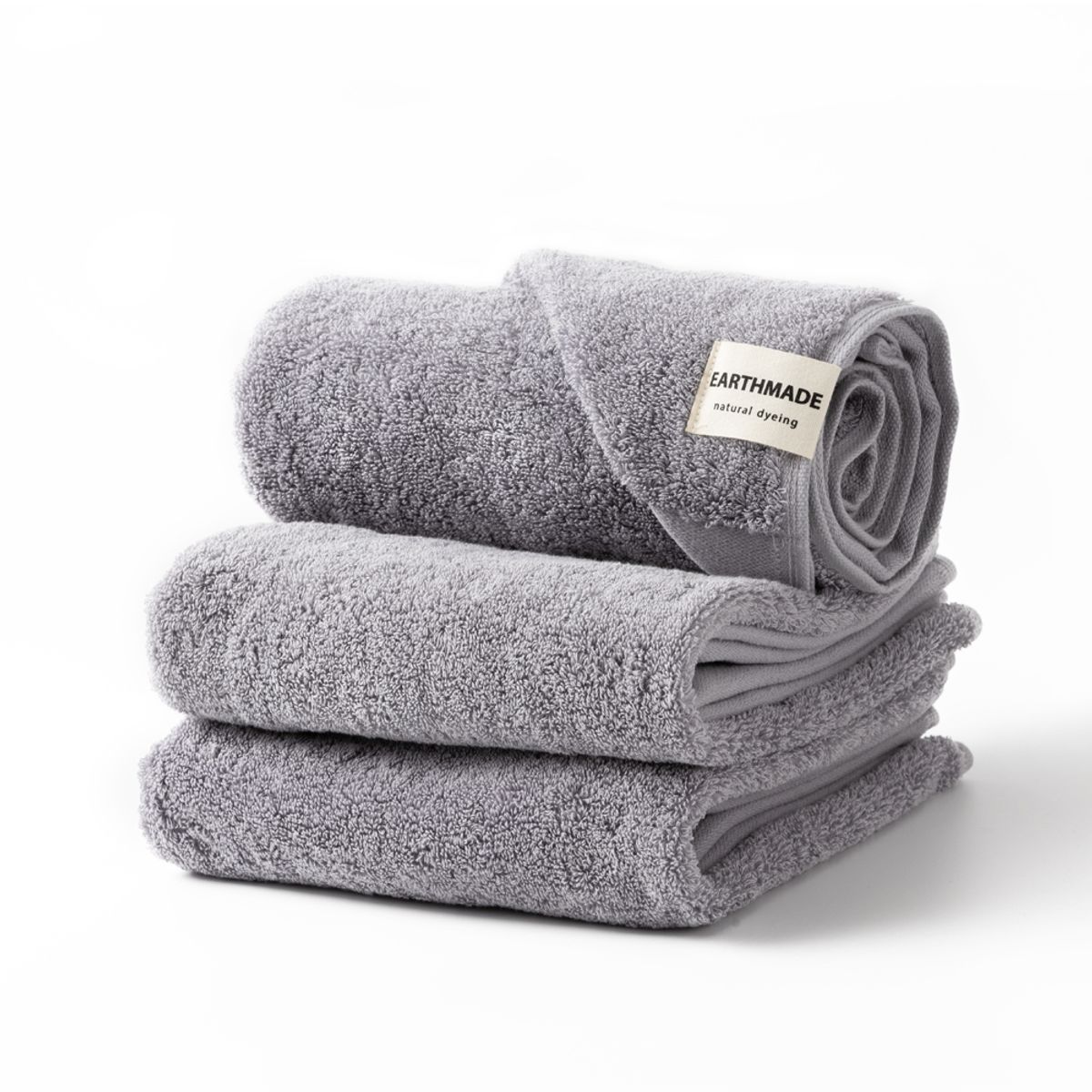 어스메이드(EARTHMADE) 스킨케어 식물염색 오가닉 170g 세면타월 5장
