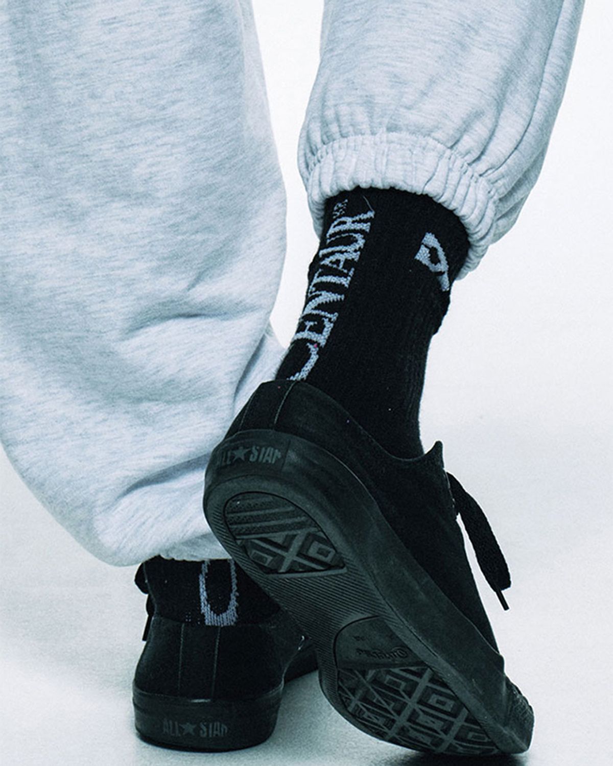 센토르(CENTAUR.KR) CENTAUR CREW SOCKS_BLACK