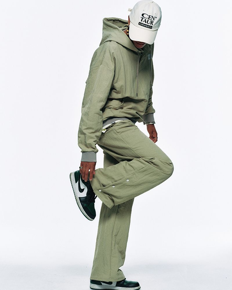 MUSINSA公式 | CENTAUR.KR CENTAUR SIDE SNAP PANTS_BEIGE