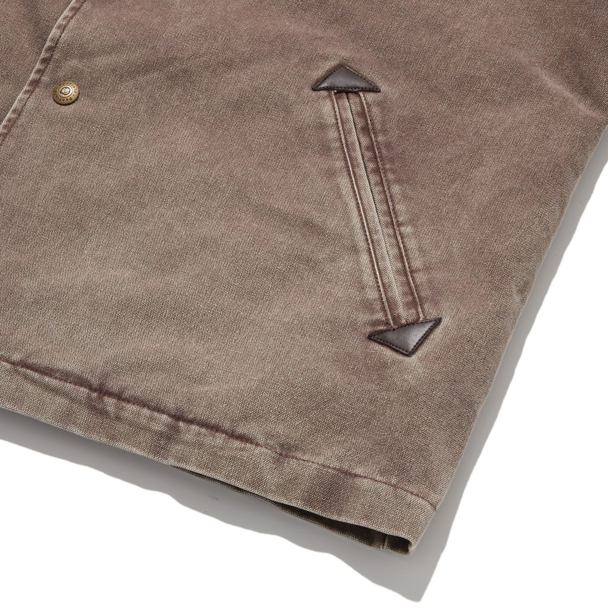 펜필드(PENFIELD) FADED COTTON DESTROYED JACKET BROWN_FQ3WJ15U
